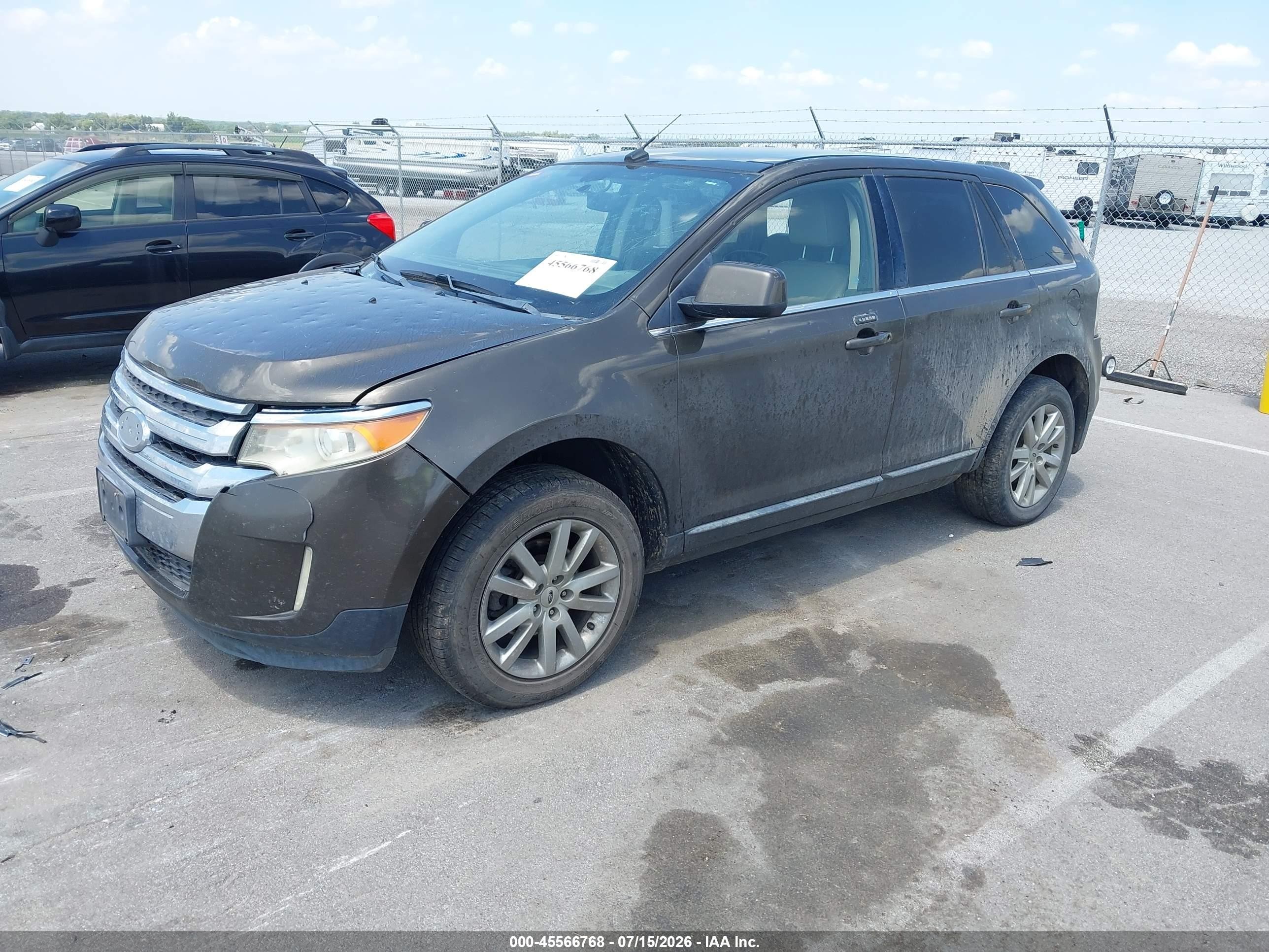 2011 Ford Edge Limited Черный vin: 2FMDK4KC6BBA56841