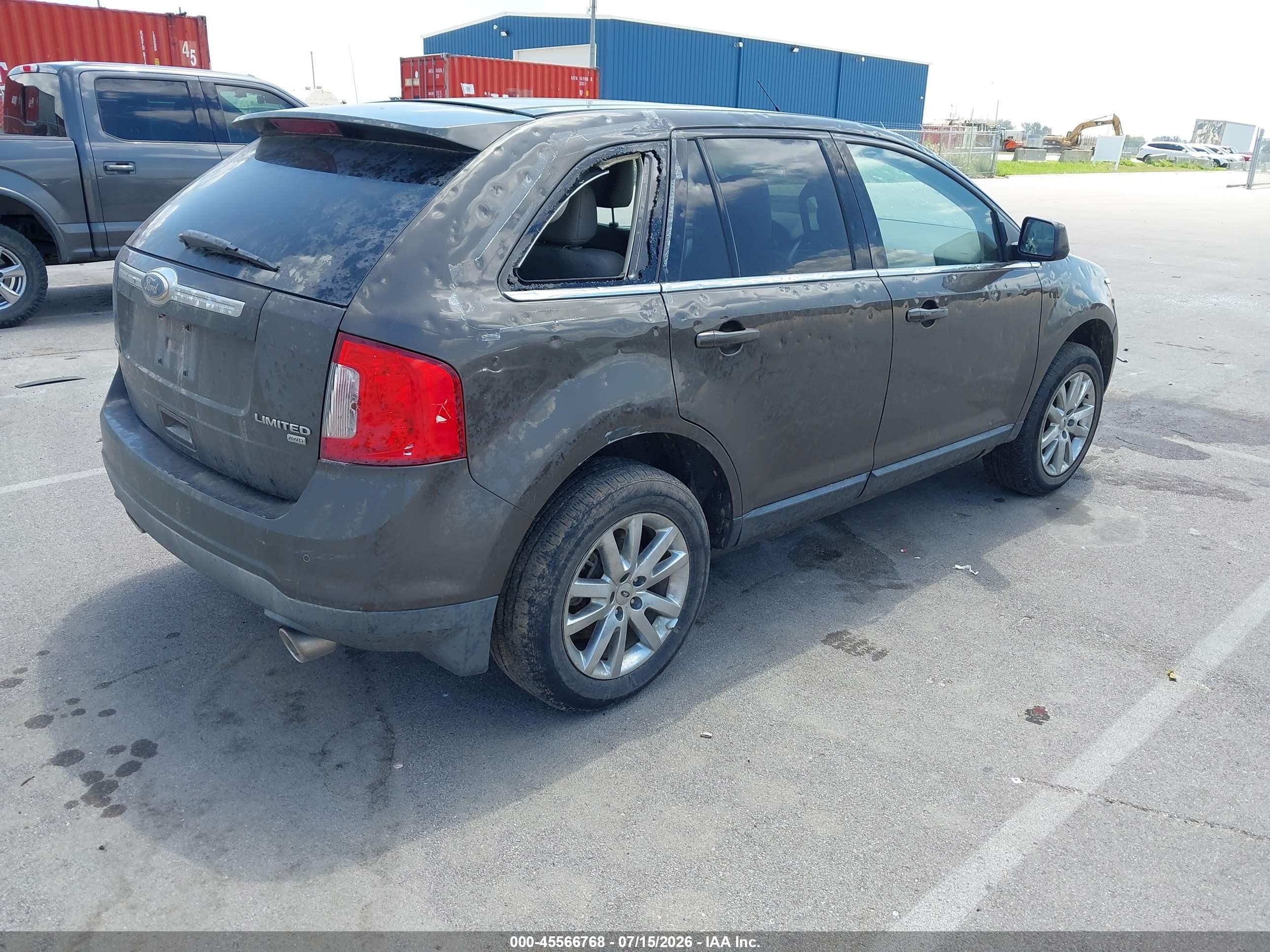 2011 Ford Edge Limited Черный vin: 2FMDK4KC6BBA56841