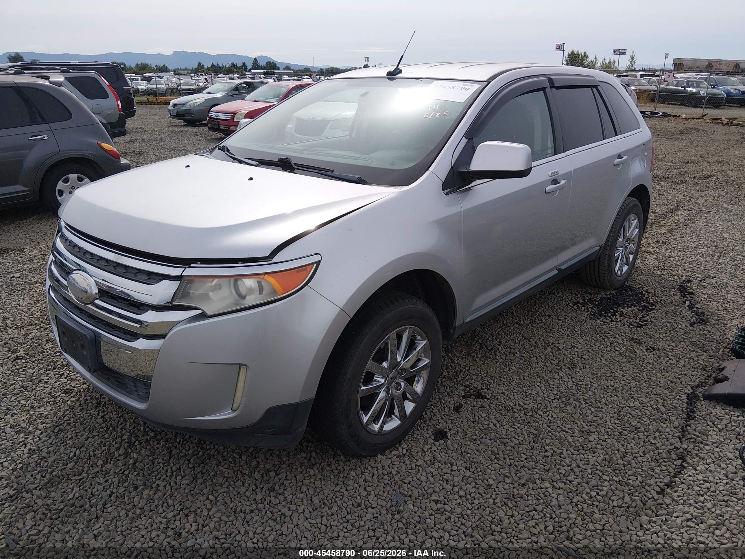 2011 Ford Edge Limited Silver vin: 2FMDK4KC6BBA65037