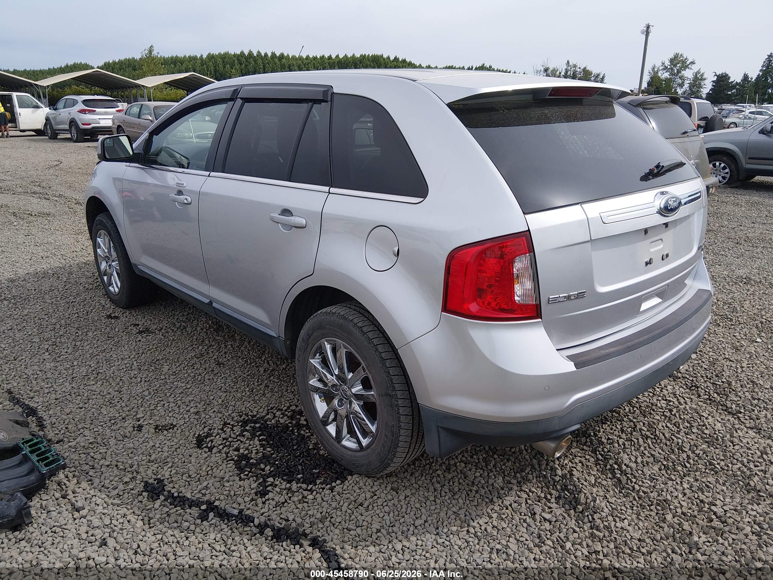 2011 Ford Edge Limited Silver vin: 2FMDK4KC6BBA65037