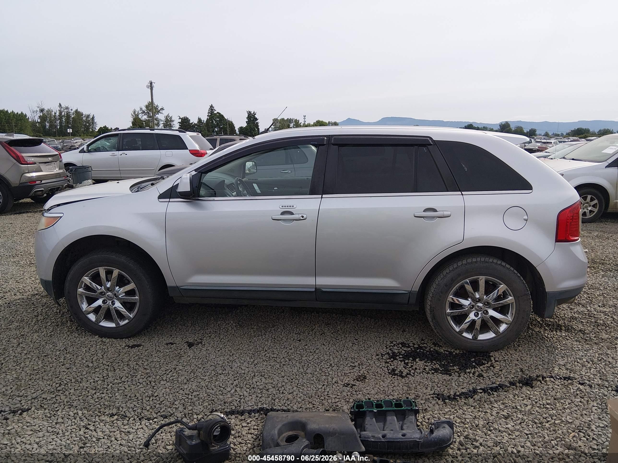 2011 Ford Edge Limited Silver vin: 2FMDK4KC6BBA65037