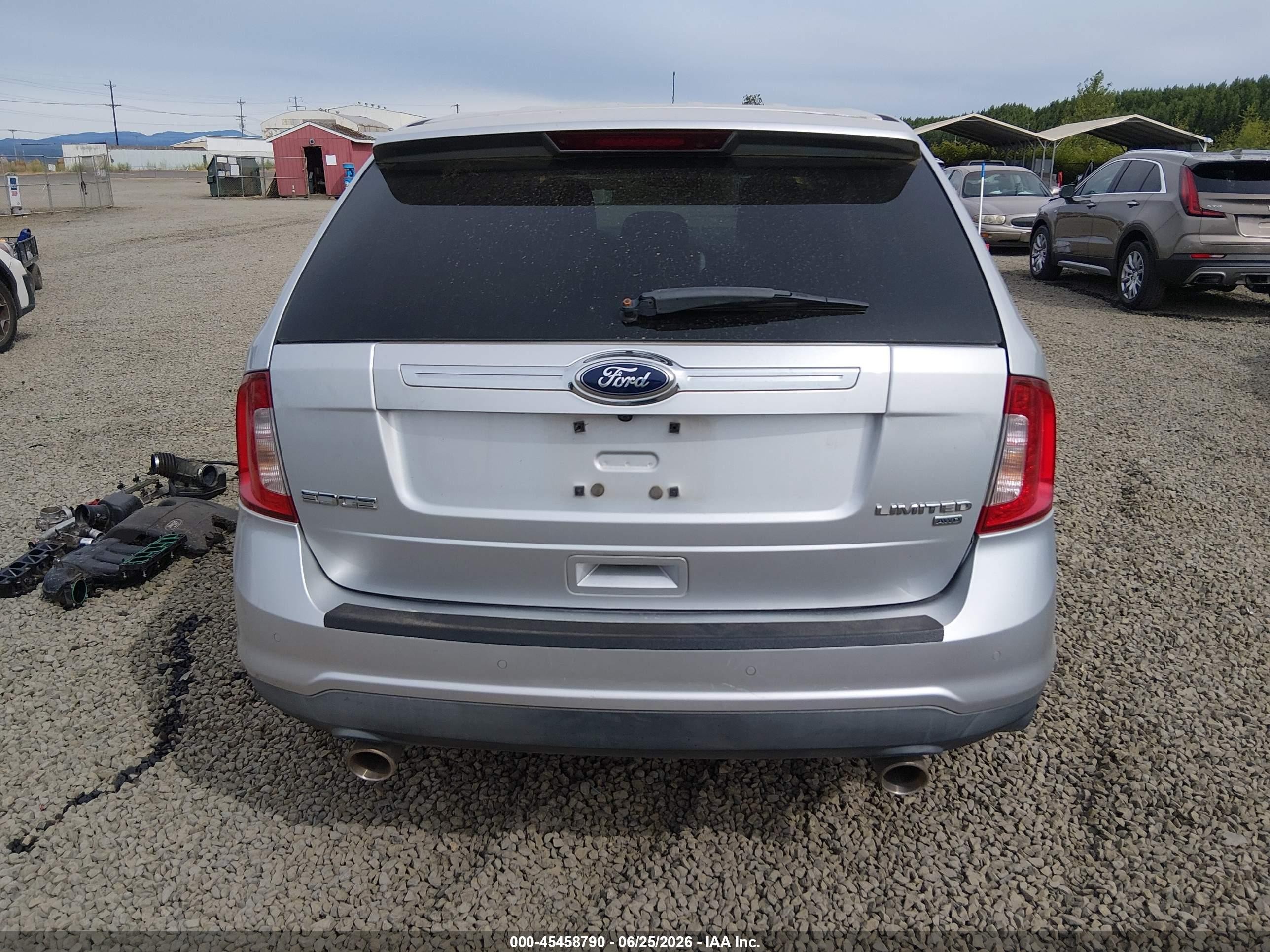 2011 Ford Edge Limited Silver vin: 2FMDK4KC6BBA65037