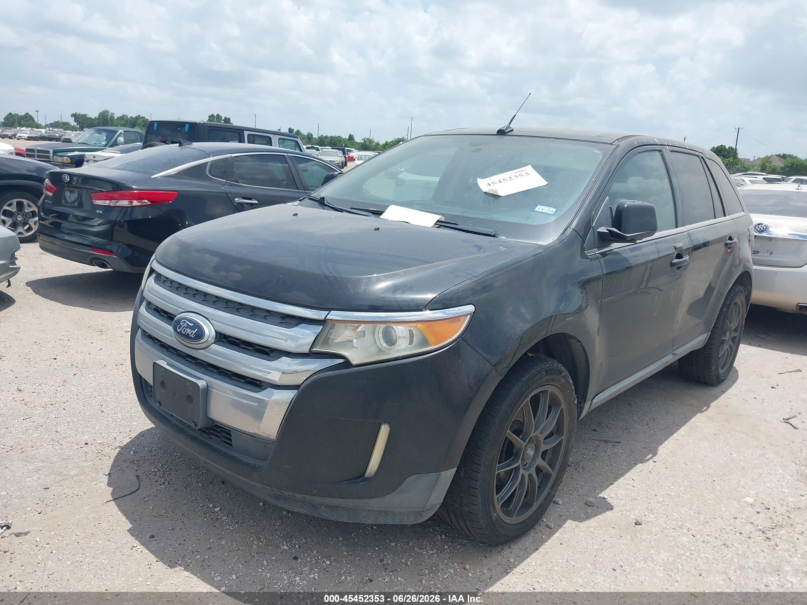2011 Ford Edge Limited Black vin: 2FMDK4KC6BBA71503
