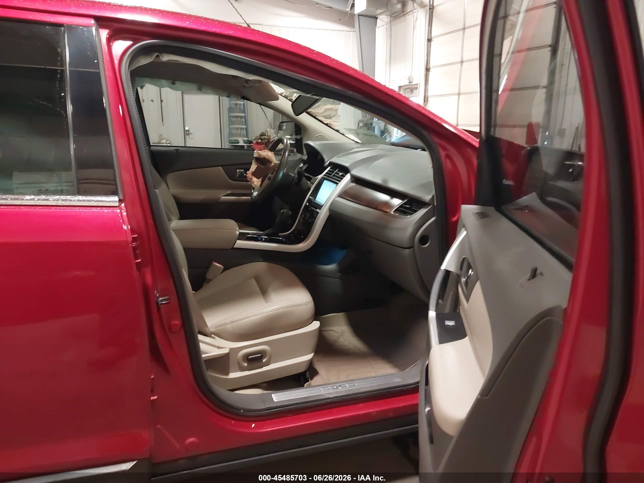 2011 Ford Edge Limited Red vin: 2FMDK4KC6BBA77589