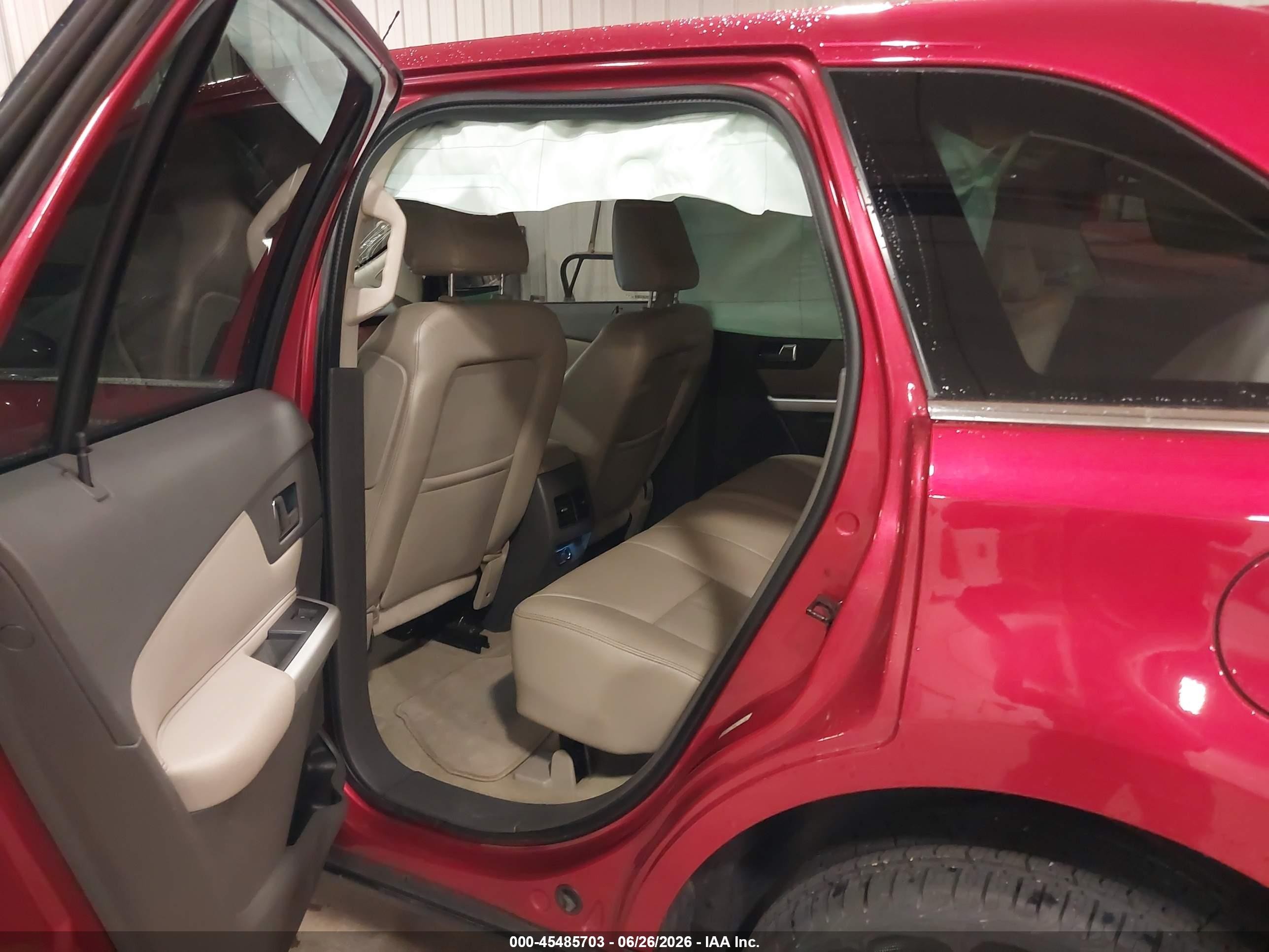 2011 Ford Edge Limited Red vin: 2FMDK4KC6BBA77589