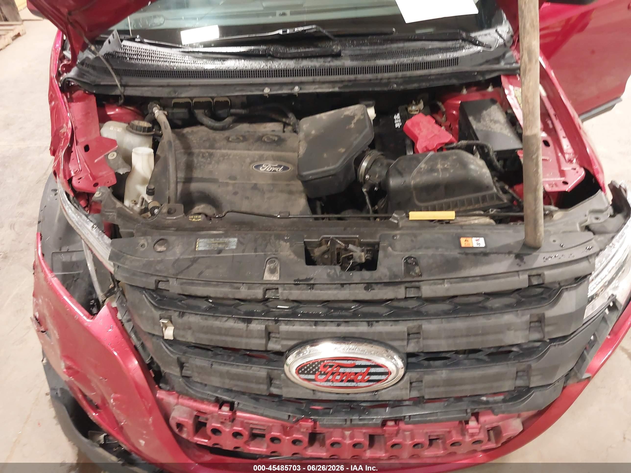 2011 Ford Edge Limited Red vin: 2FMDK4KC6BBA77589