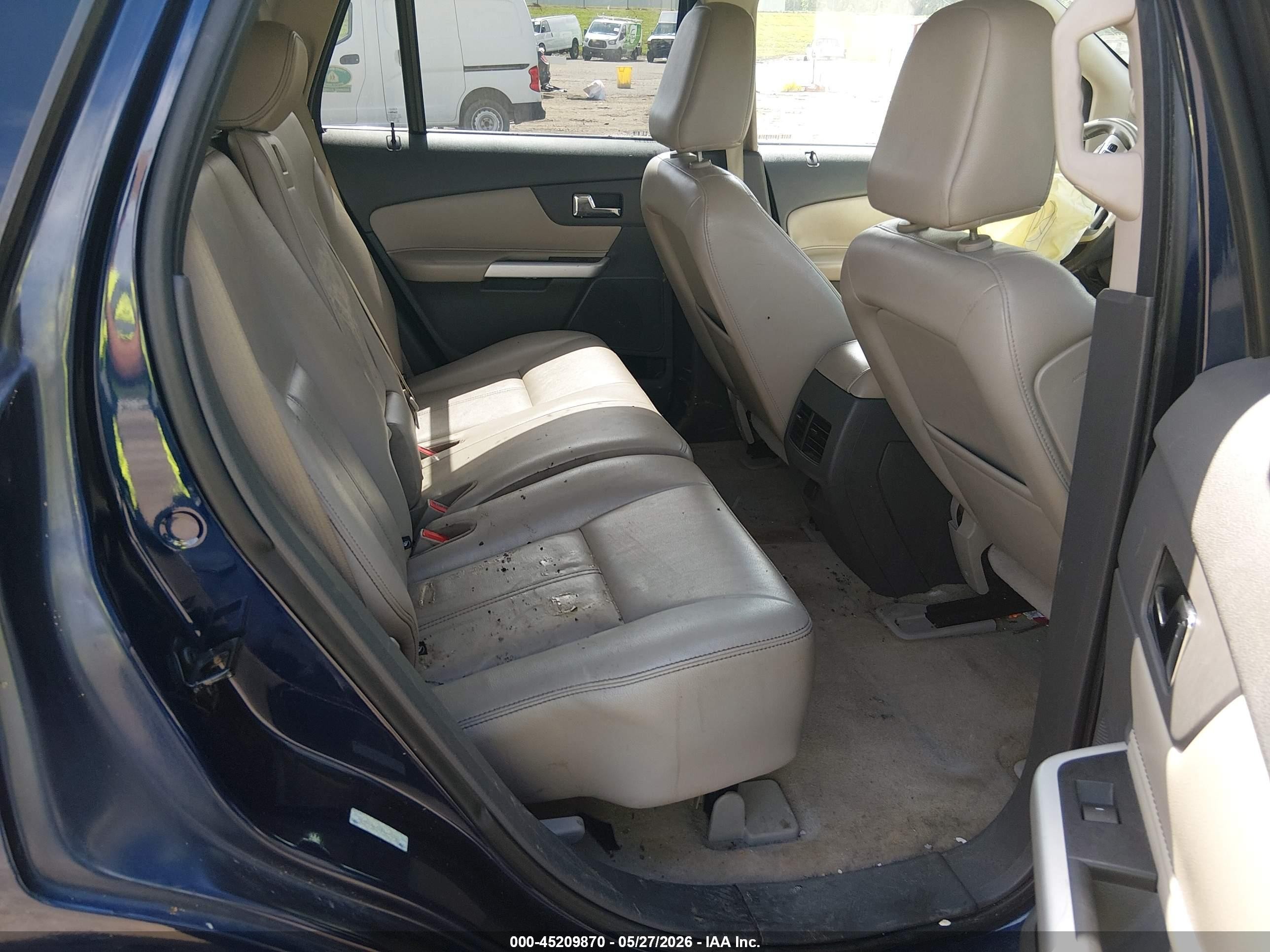 2011 Ford Edge Limited Blue vin: 2FMDK4KC6BBA95025