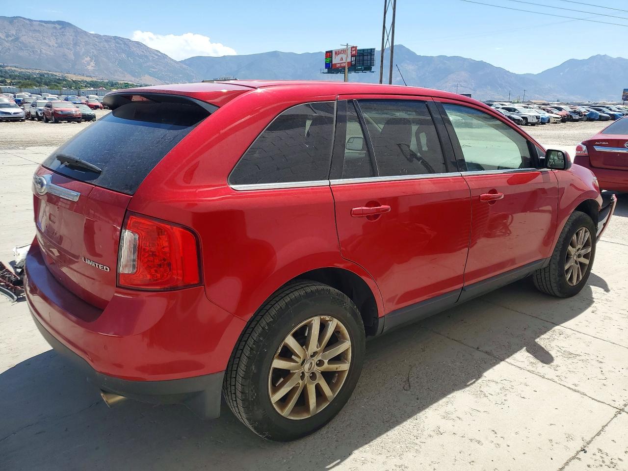 2012 Ford Edge Limited Red vin: 2FMDK4KC6CBA17197