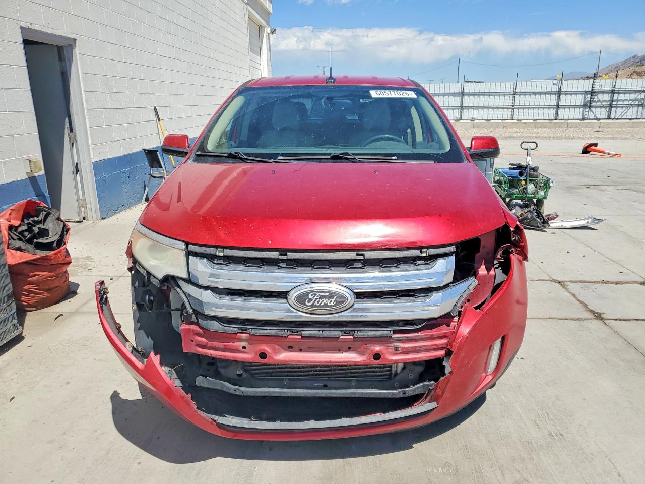 2012 Ford Edge Limited Red vin: 2FMDK4KC6CBA17197