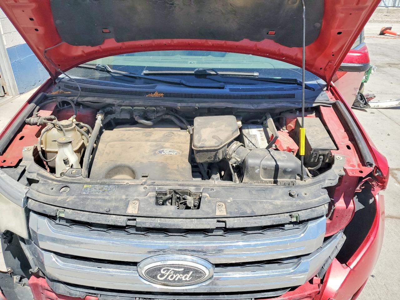 2012 Ford Edge Limited Red vin: 2FMDK4KC6CBA17197