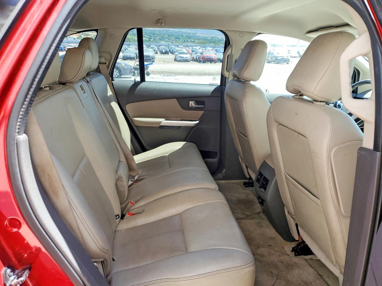 2012 Ford Edge Limited Red vin: 2FMDK4KC6CBA17197