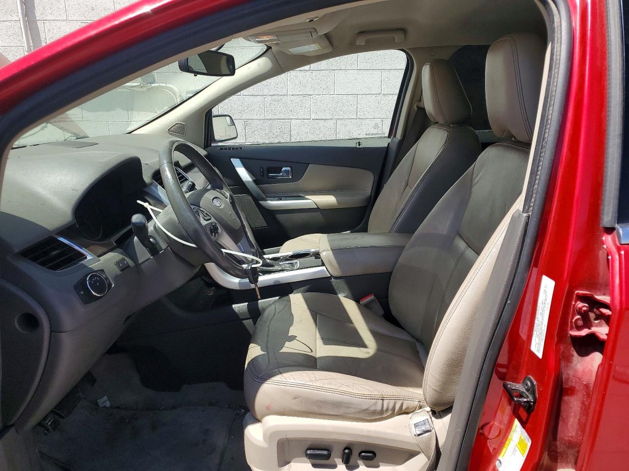 2012 Ford Edge Limited Red vin: 2FMDK4KC6CBA17197