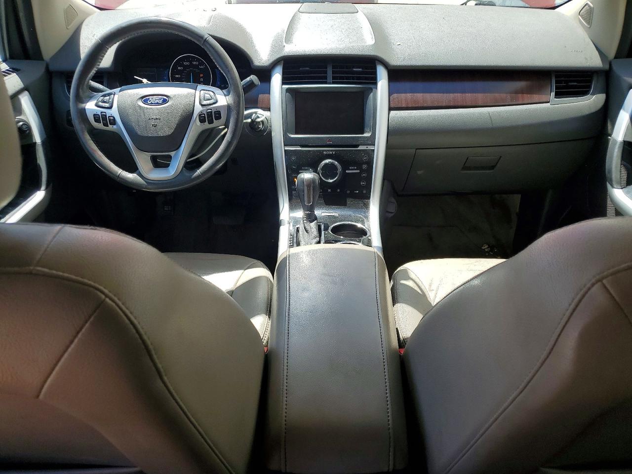 2012 Ford Edge Limited Red vin: 2FMDK4KC6CBA17197