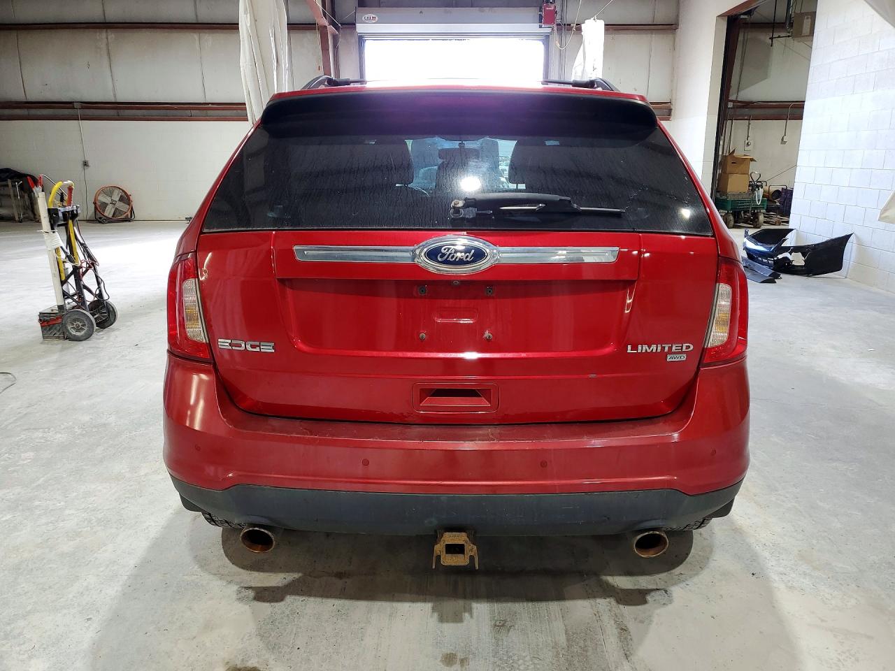 2012 Ford Edge Limited Red vin: 2FMDK4KC6CBA55576
