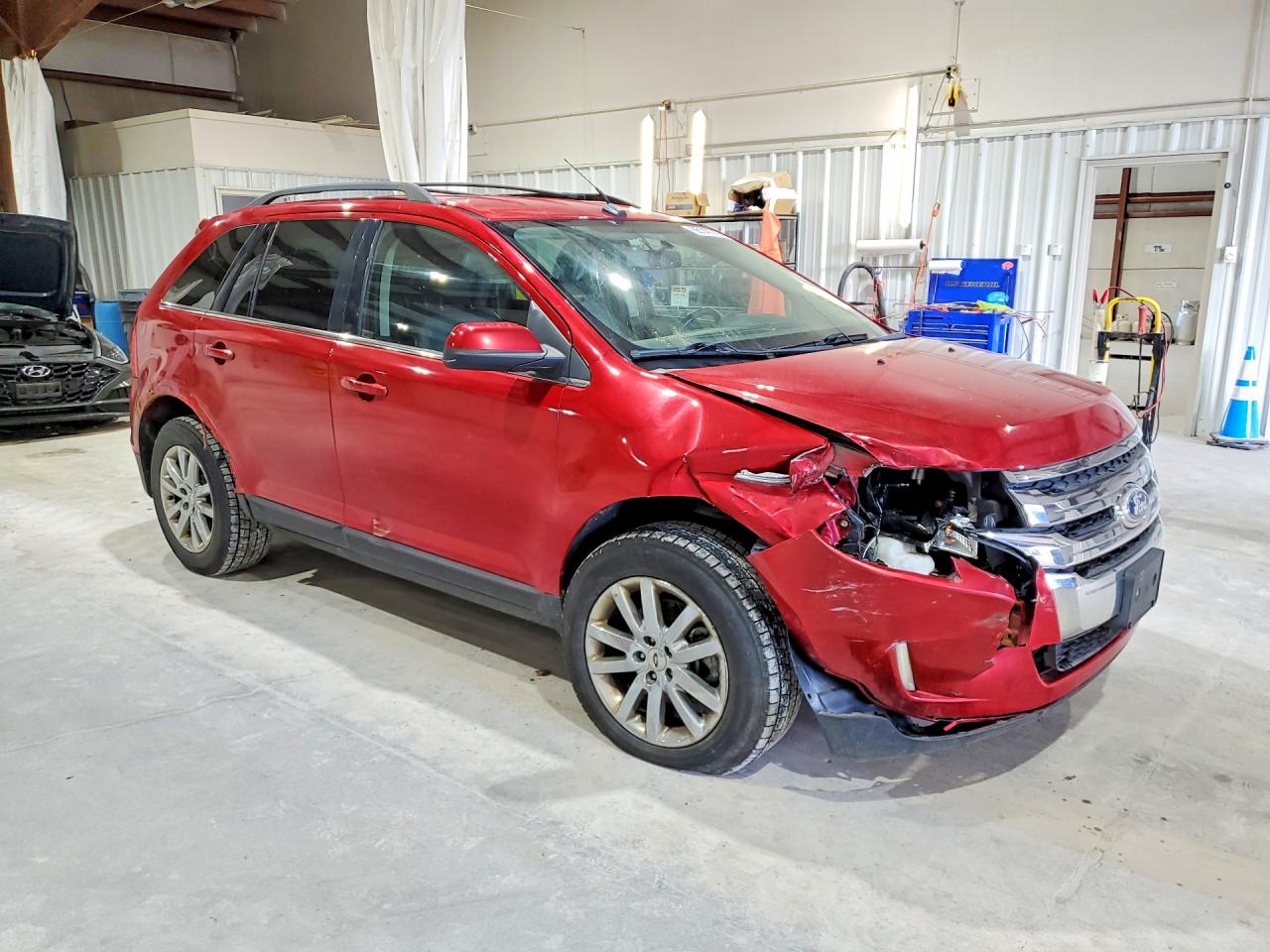 2012 Ford Edge Limited Red vin: 2FMDK4KC6CBA55576