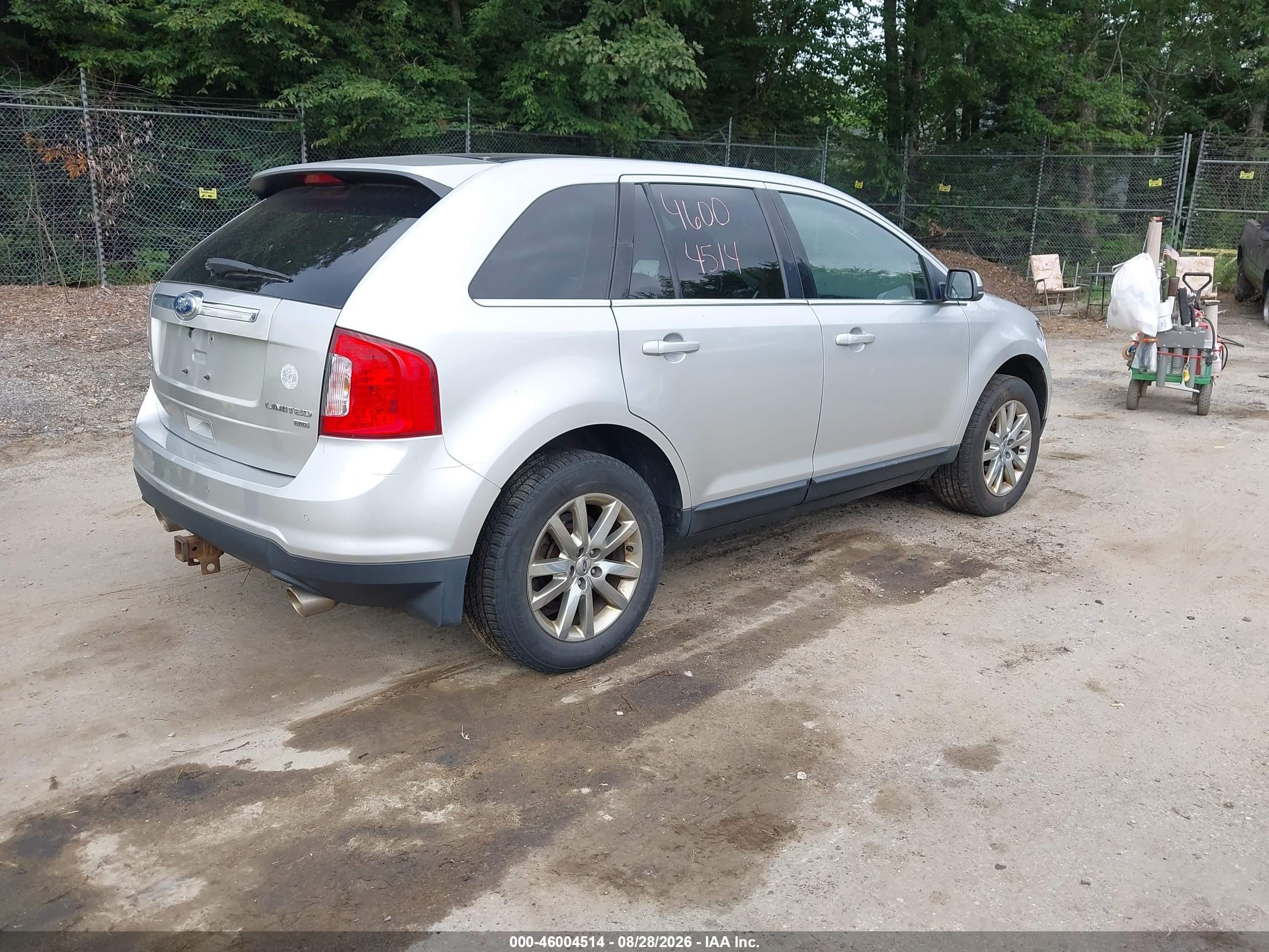 2012 Ford Edge Limited Silver vin: 2FMDK4KC6CBA85578