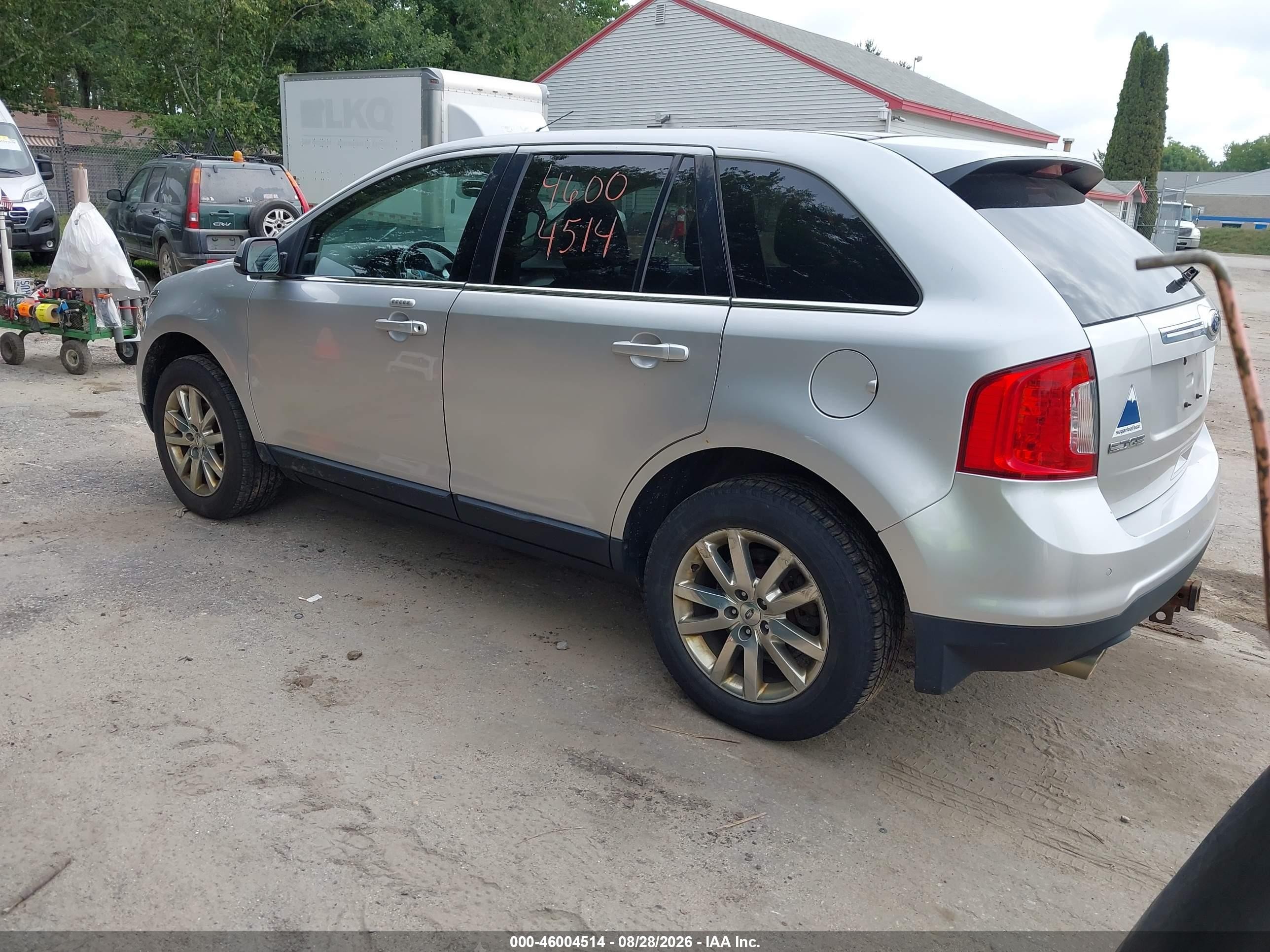 2012 Ford Edge Limited Silver vin: 2FMDK4KC6CBA85578