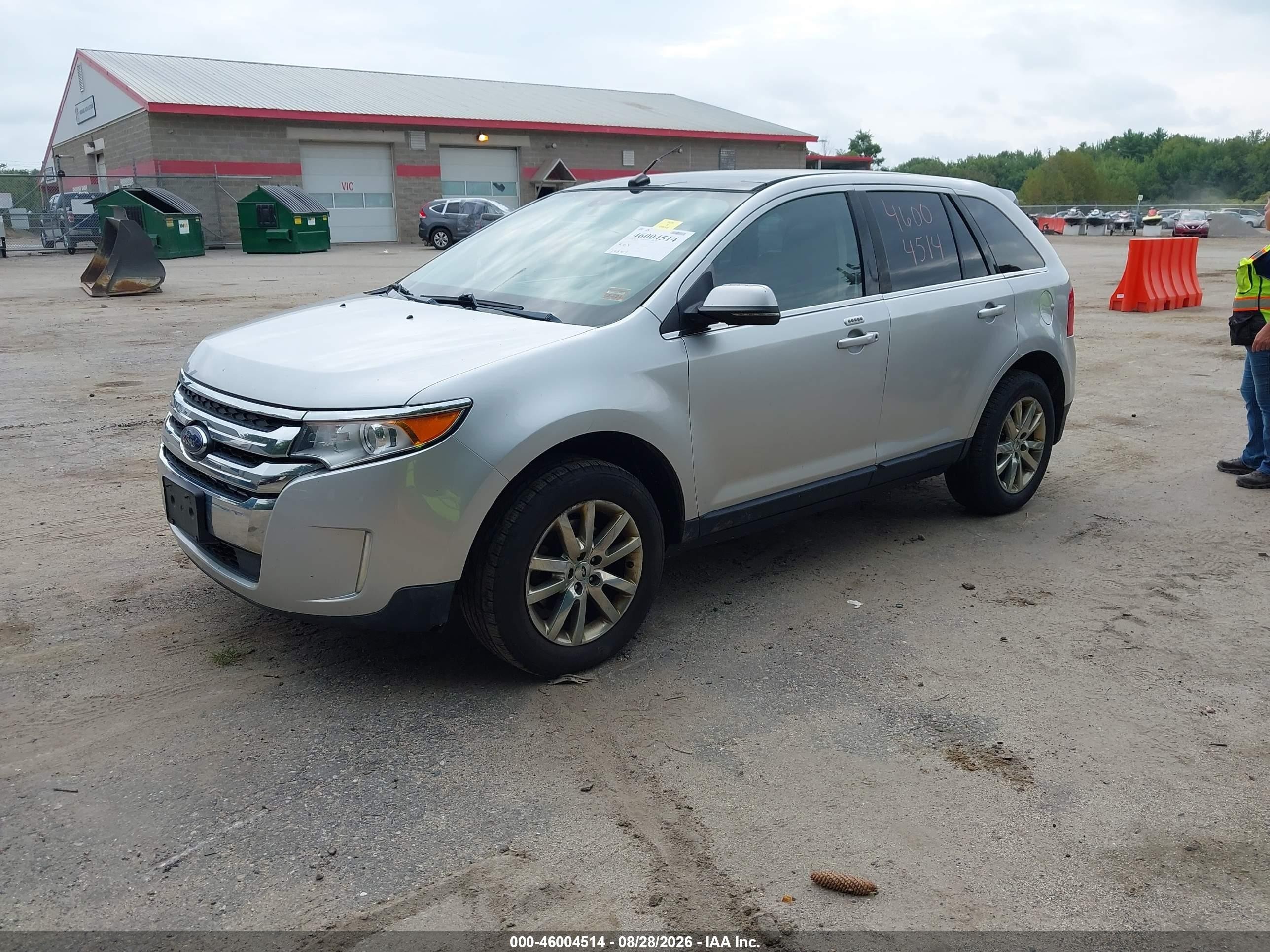 2012 Ford Edge Limited Silver vin: 2FMDK4KC6CBA85578