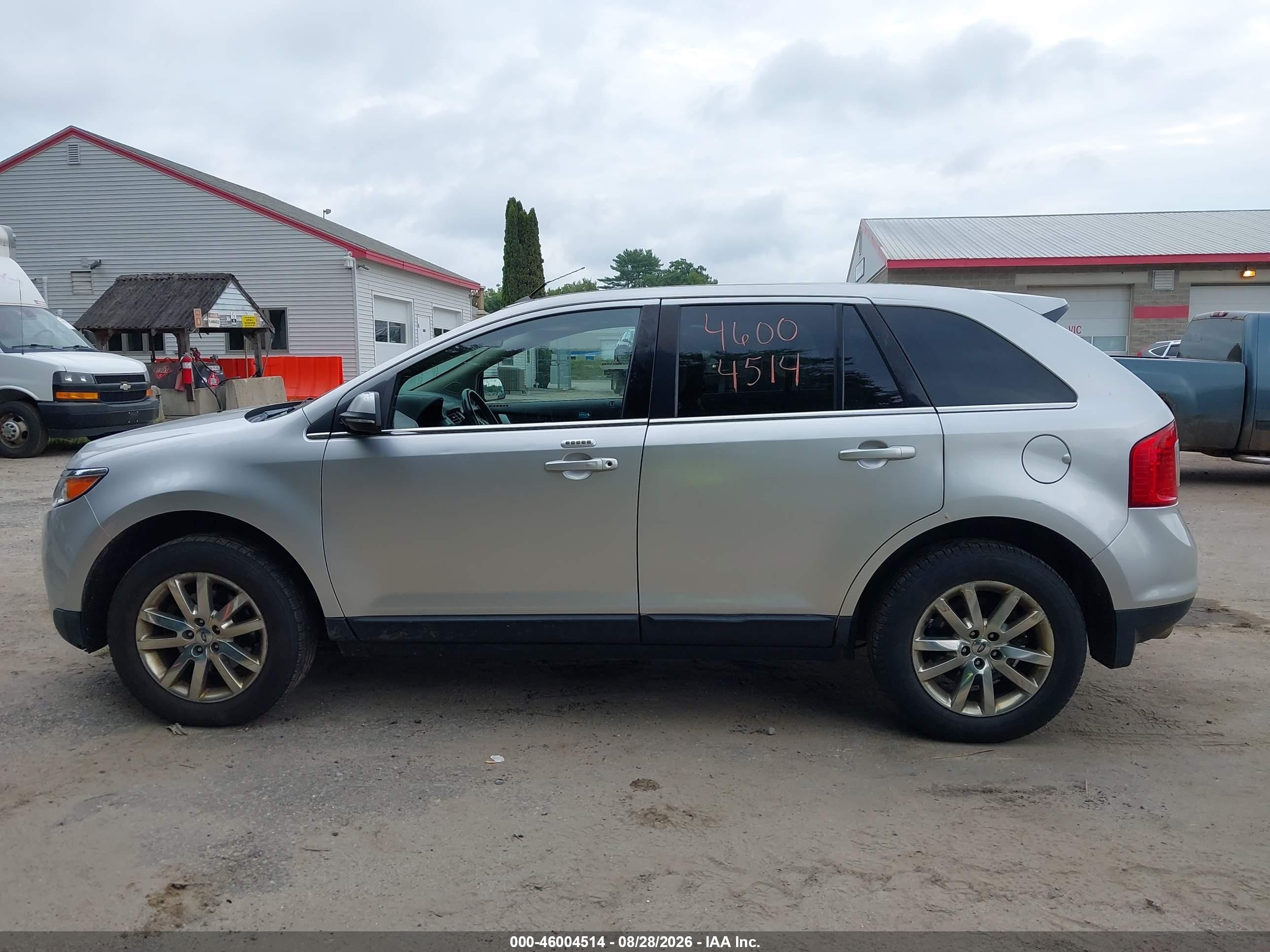 2012 Ford Edge Limited Silver vin: 2FMDK4KC6CBA85578