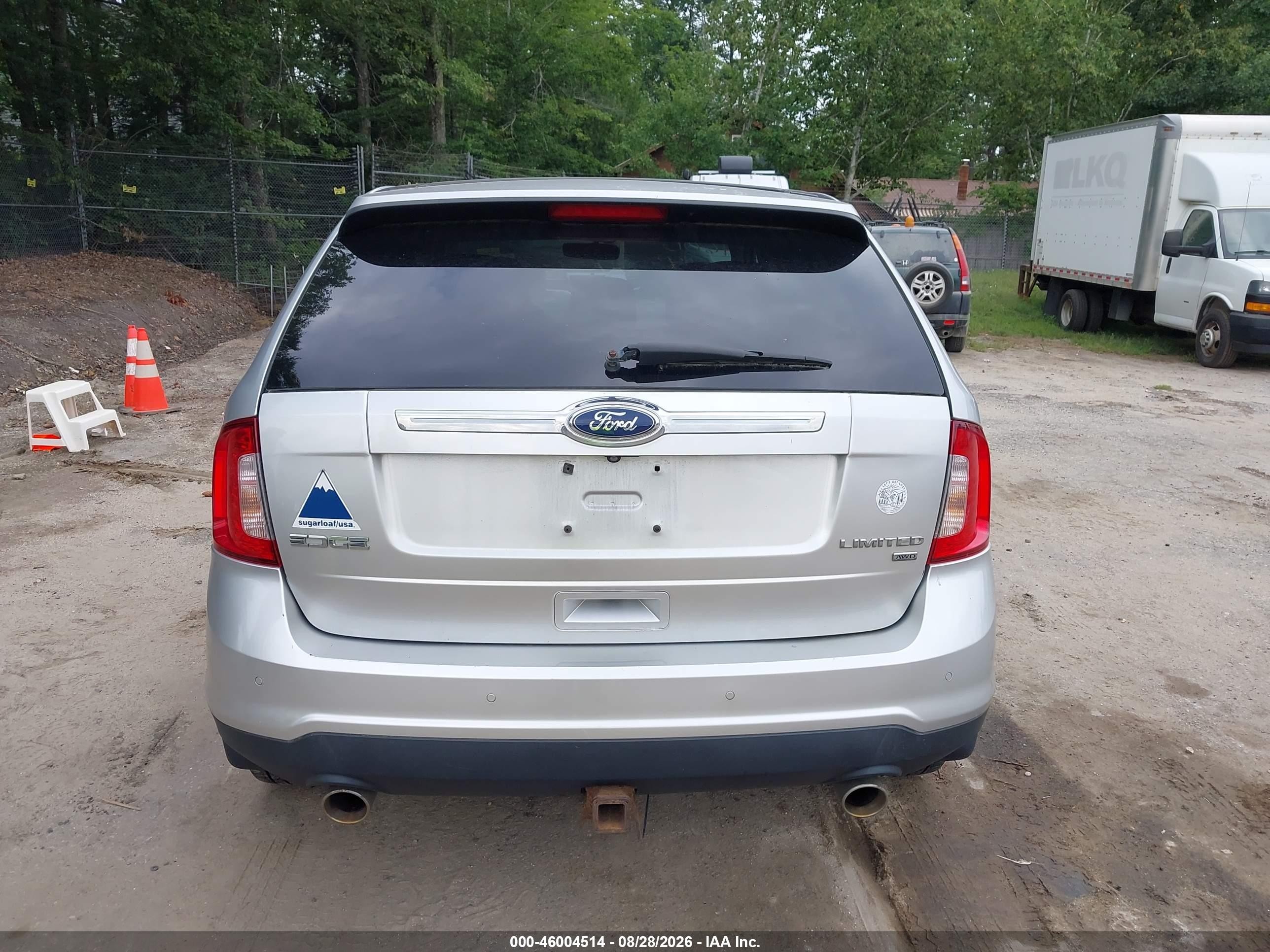2012 Ford Edge Limited Silver vin: 2FMDK4KC6CBA85578