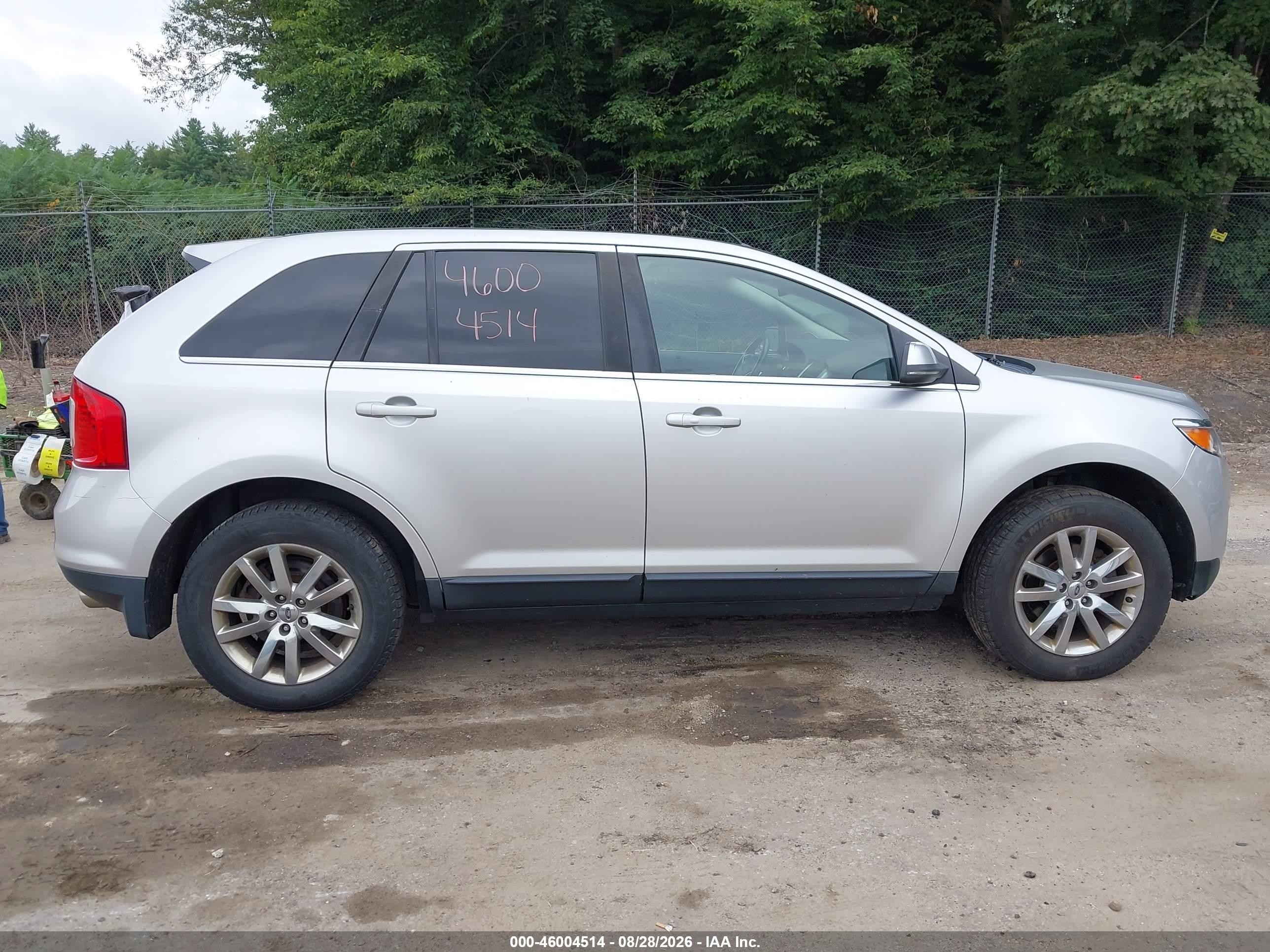 2012 Ford Edge Limited Silver vin: 2FMDK4KC6CBA85578