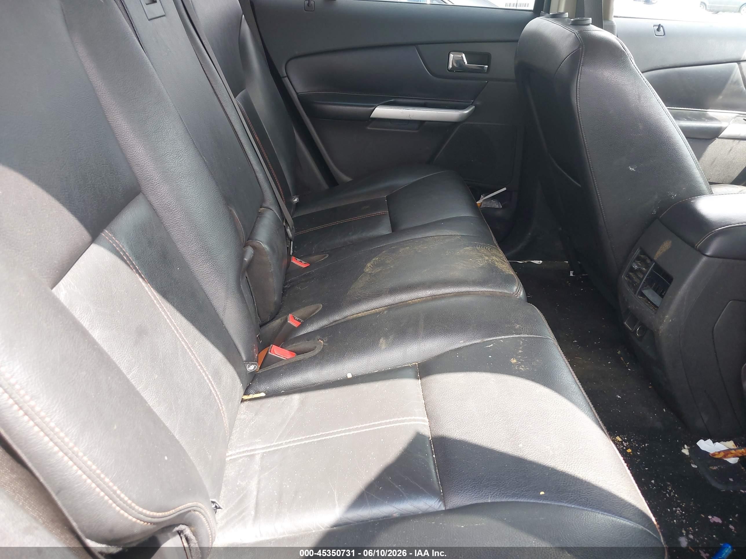 2012 Ford Edge Limited Black vin: 2FMDK4KC6CBA90098