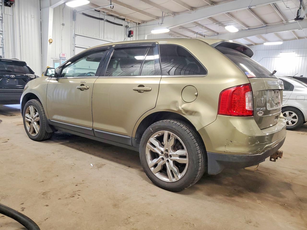 2013 Ford Edge Limited Зеленый vin: 2FMDK4KC6DBB90560