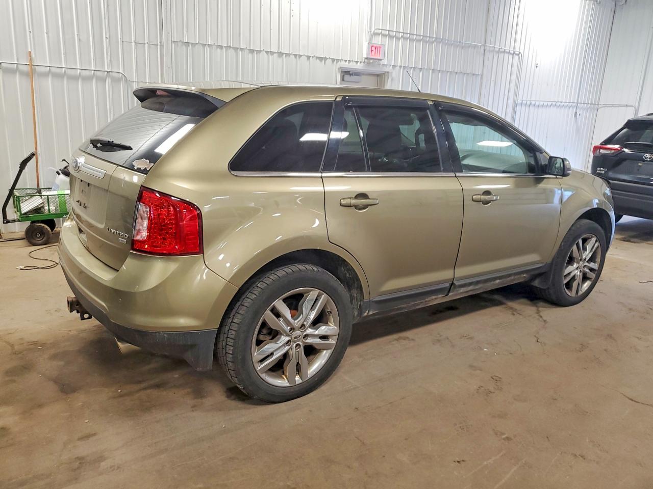 2013 Ford Edge Limited Зеленый vin: 2FMDK4KC6DBB90560