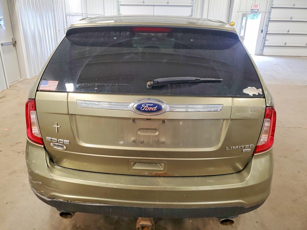 2013 Ford Edge Limited Зеленый vin: 2FMDK4KC6DBB90560