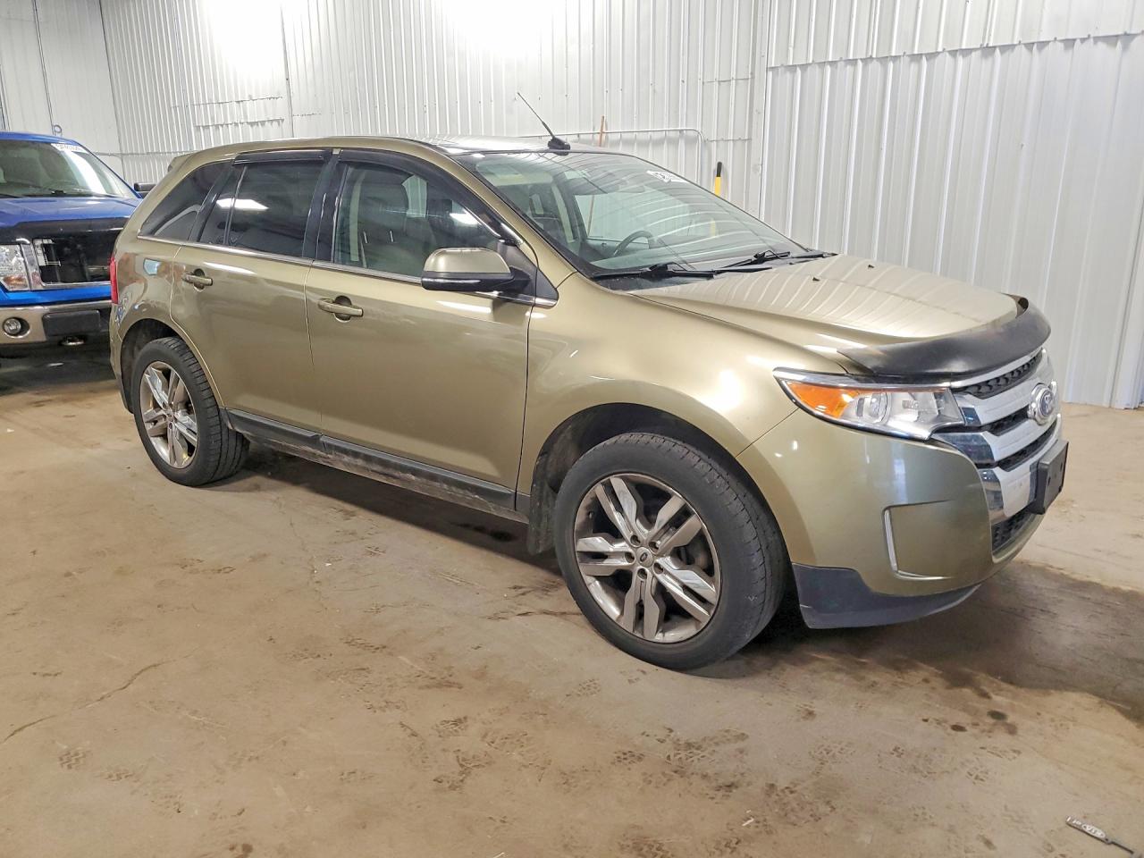 2013 Ford Edge Limited Зеленый vin: 2FMDK4KC6DBB90560