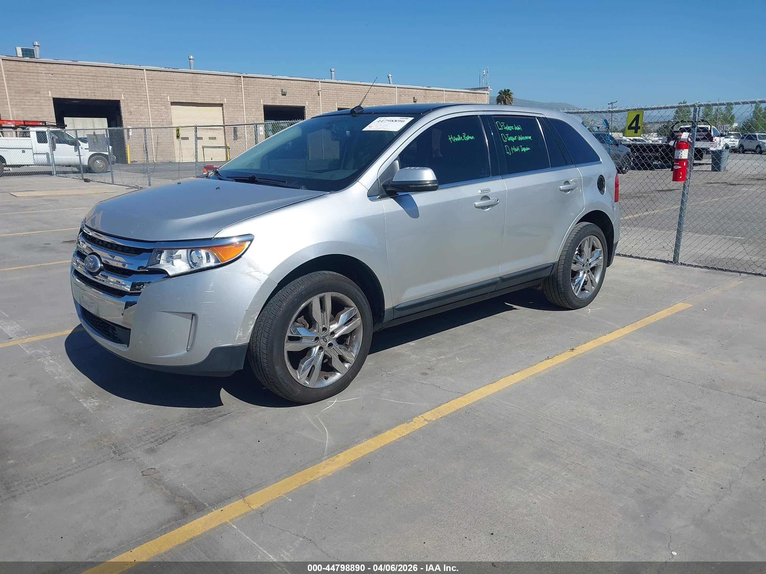 2013 Ford Edge Limited Gray vin: 2FMDK4KC6DBC05803