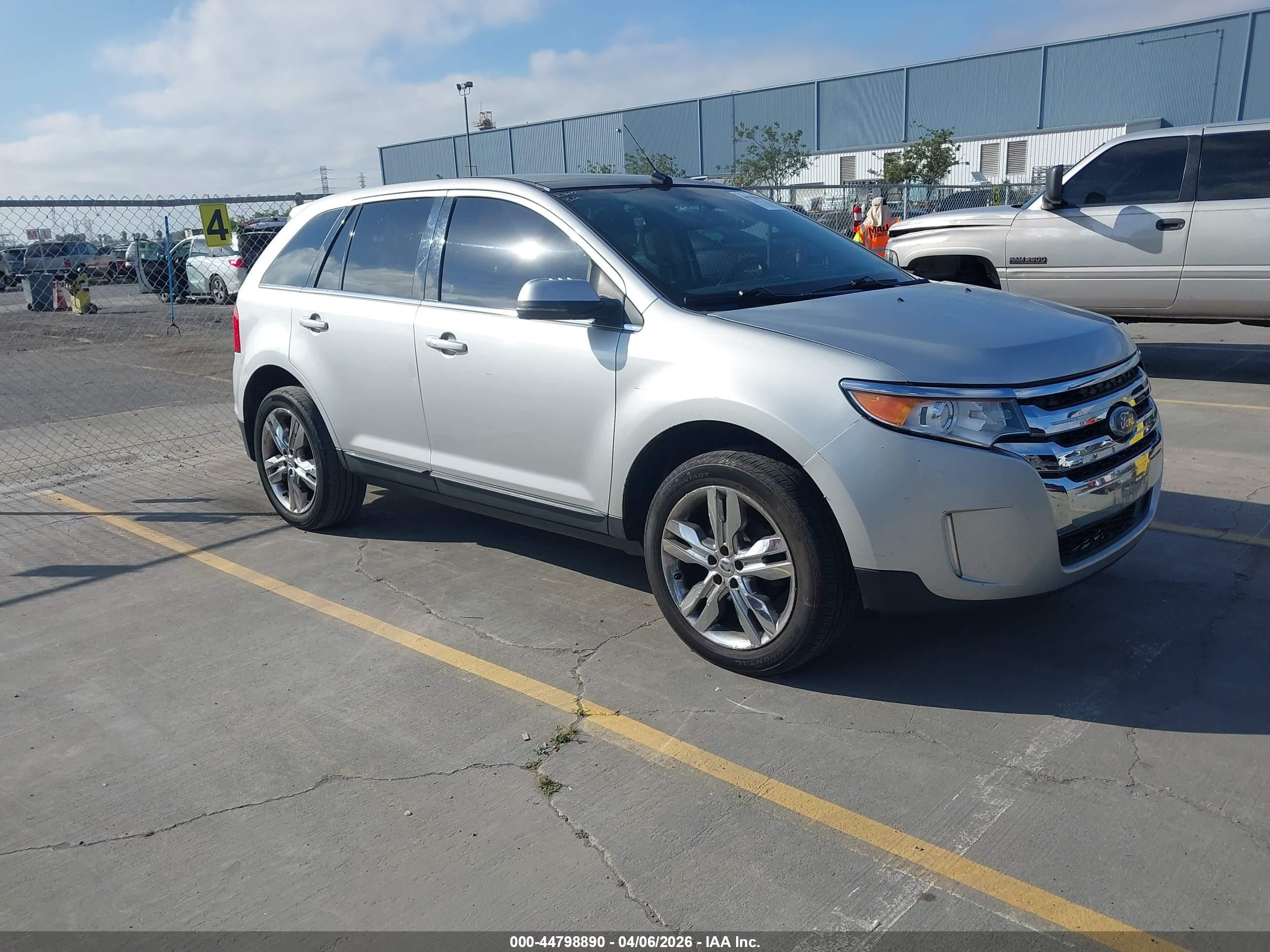 2013 Ford Edge Limited Gray vin: 2FMDK4KC6DBC05803