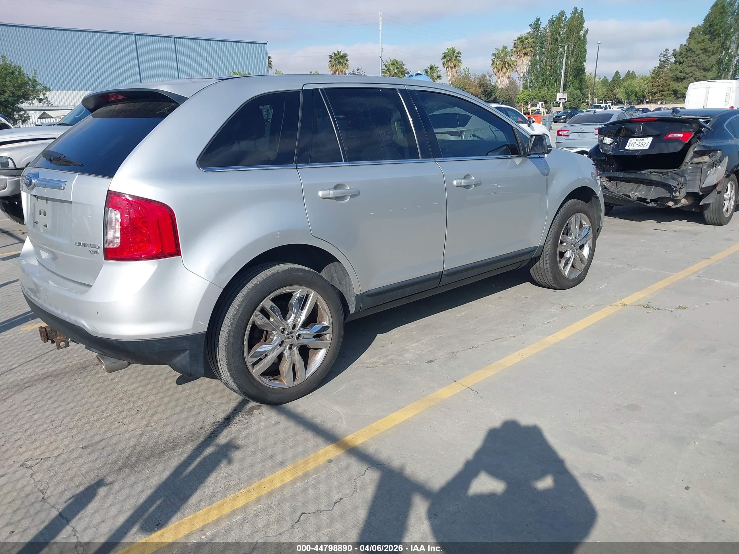 2013 Ford Edge Limited Gray vin: 2FMDK4KC6DBC05803