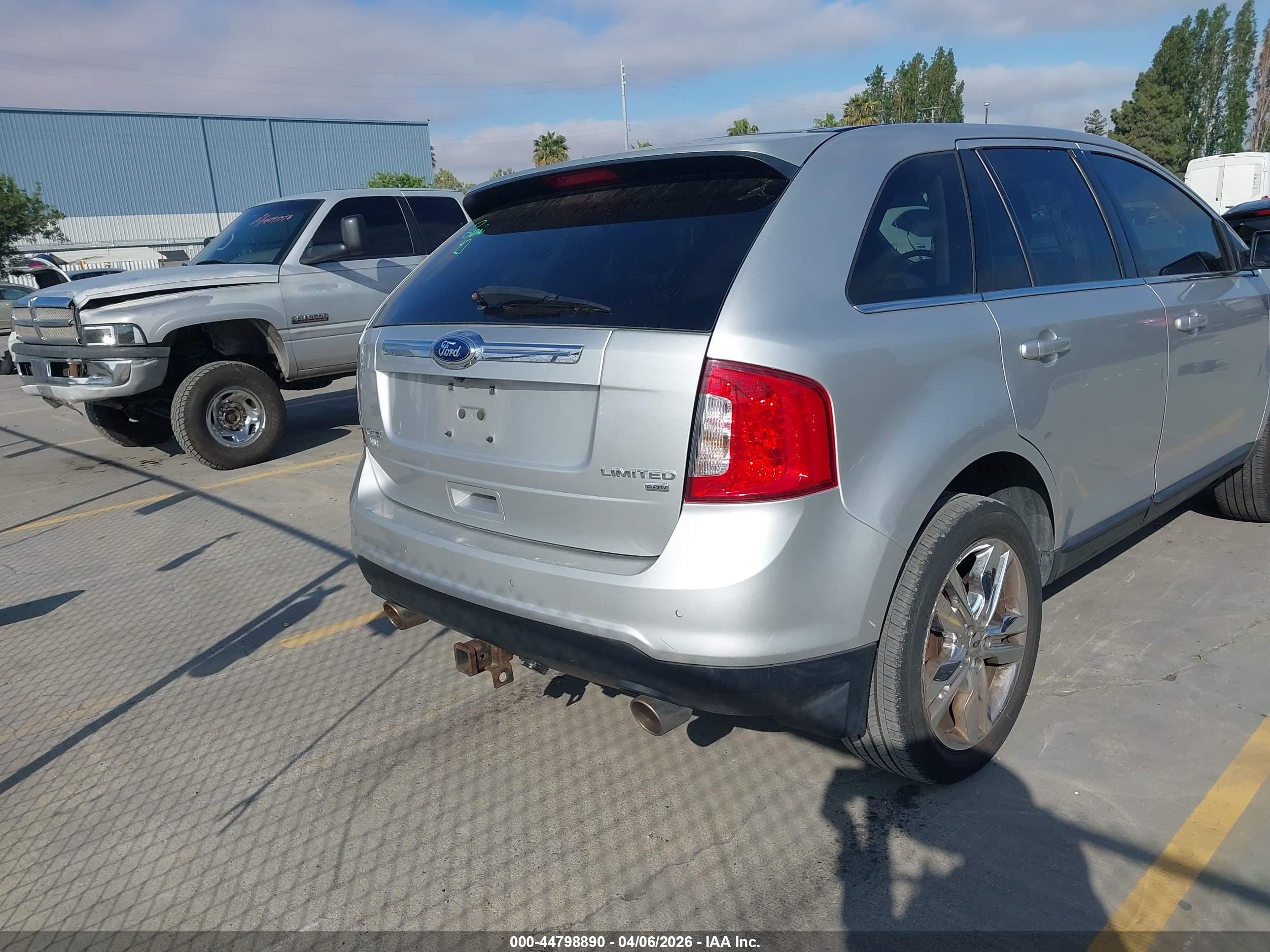 2013 Ford Edge Limited Gray vin: 2FMDK4KC6DBC05803
