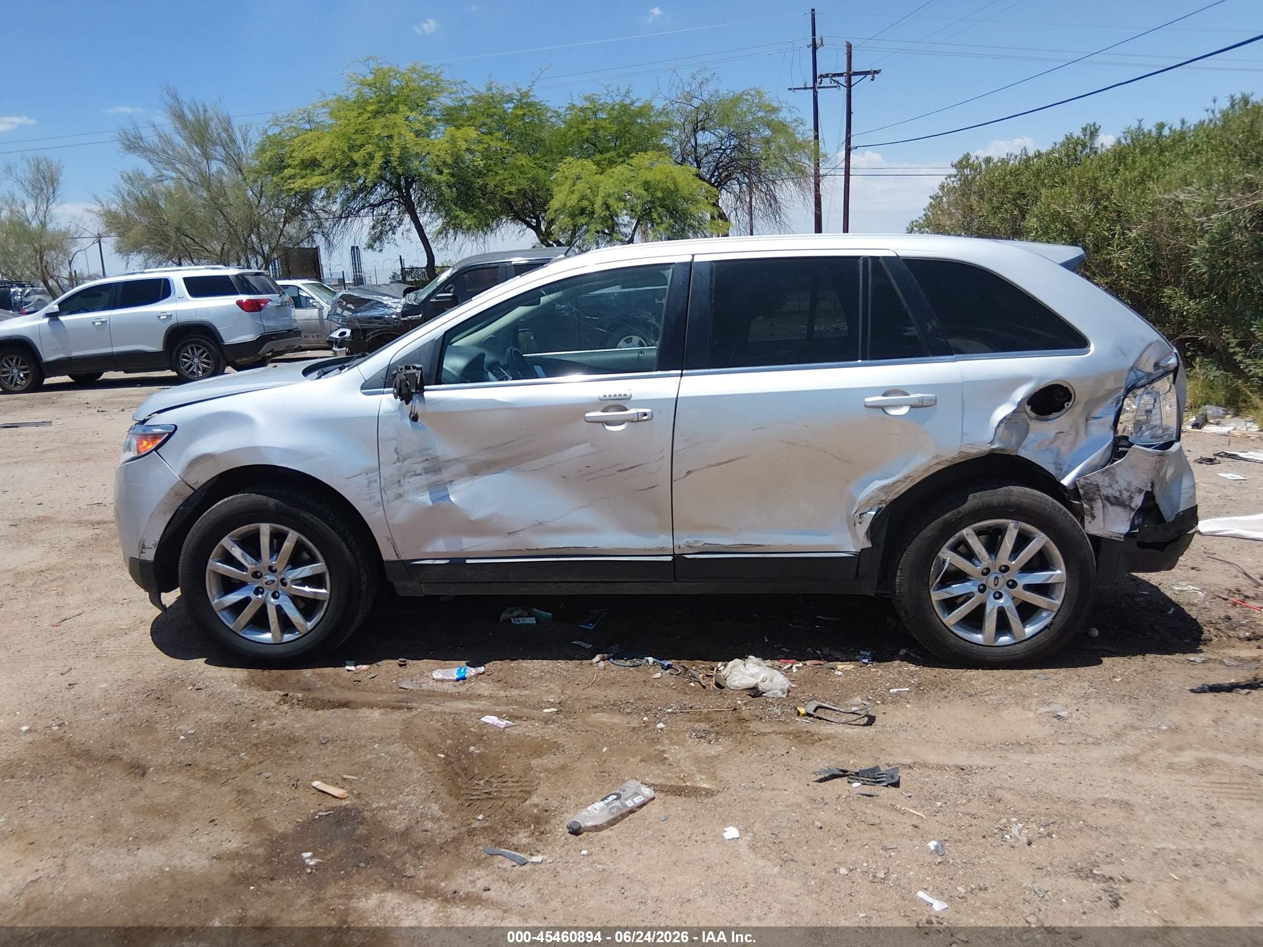 2013 Ford Edge Limited White vin: 2FMDK4KC6DBC13030
