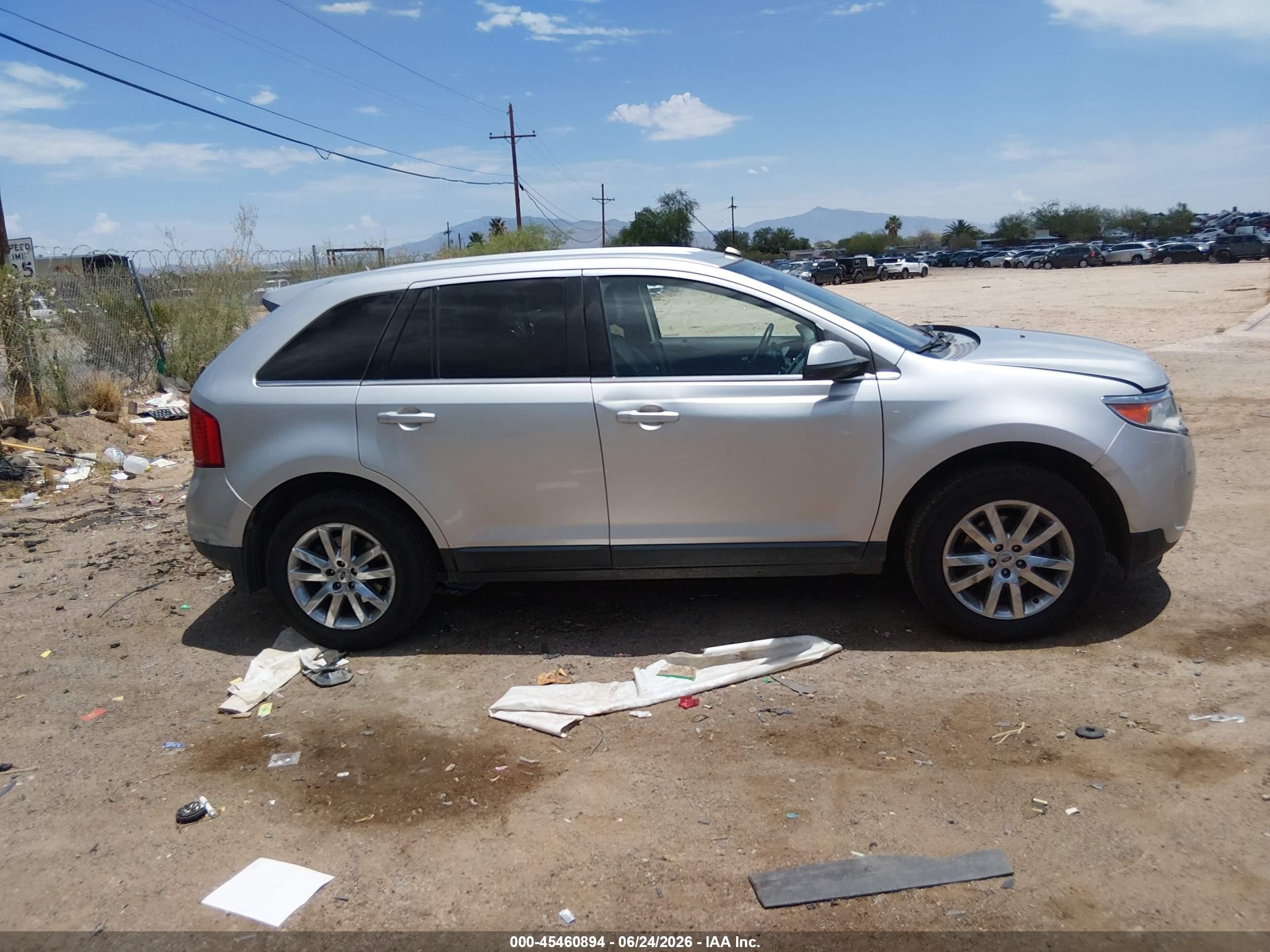 2013 Ford Edge Limited White vin: 2FMDK4KC6DBC13030