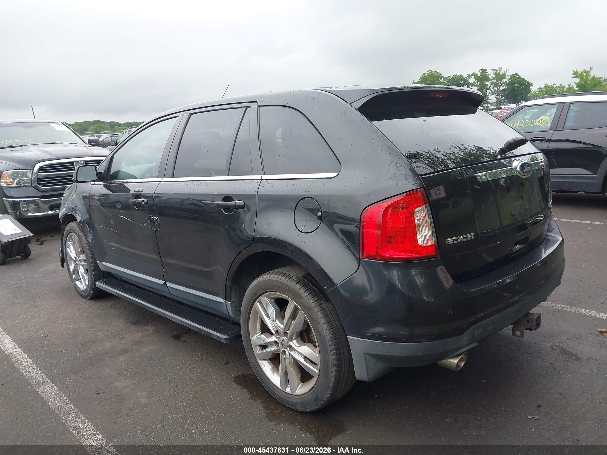 2013 Ford Edge Limited Черный vin: 2FMDK4KC6DBC28871