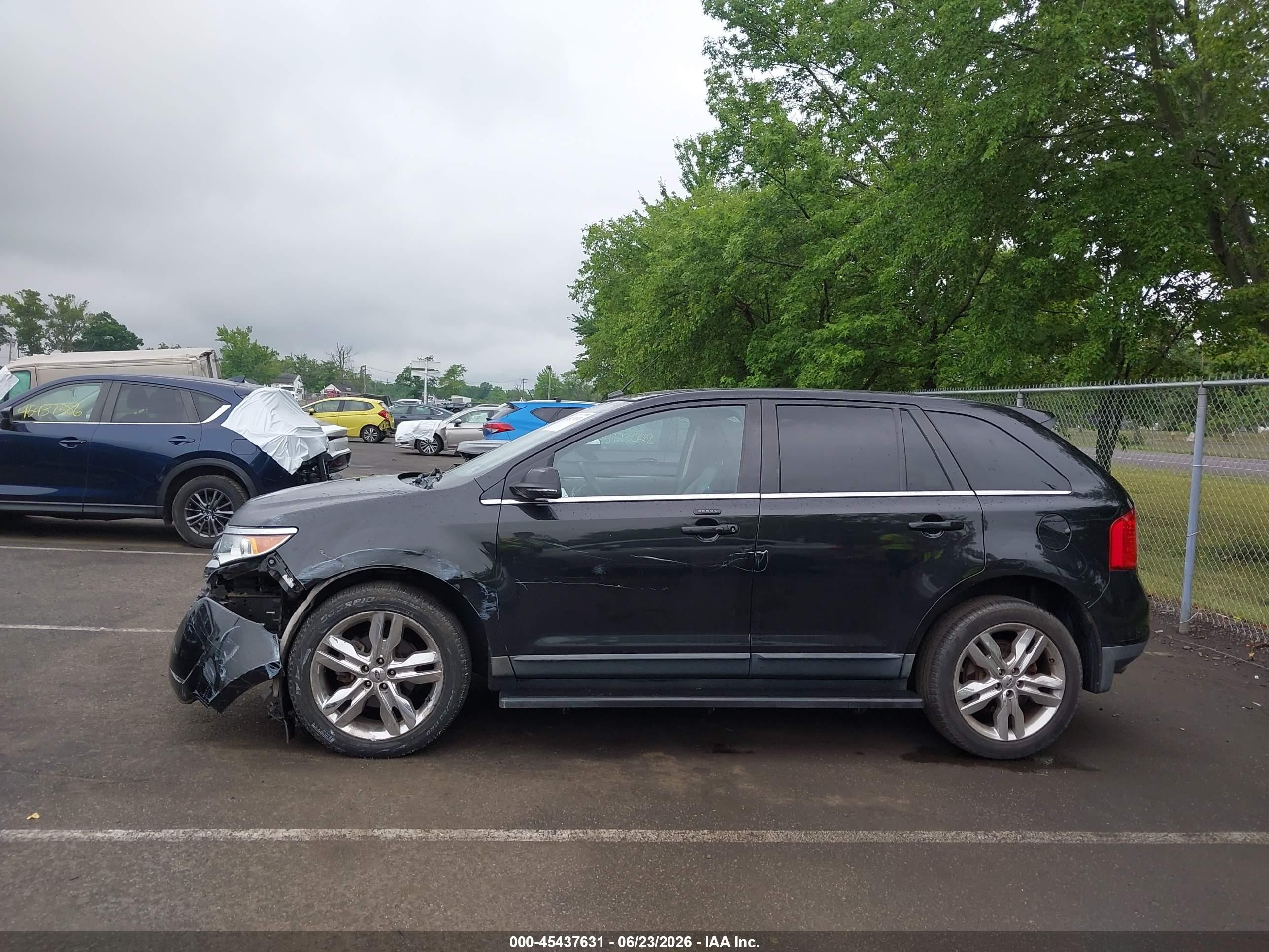2013 Ford Edge Limited Черный vin: 2FMDK4KC6DBC28871