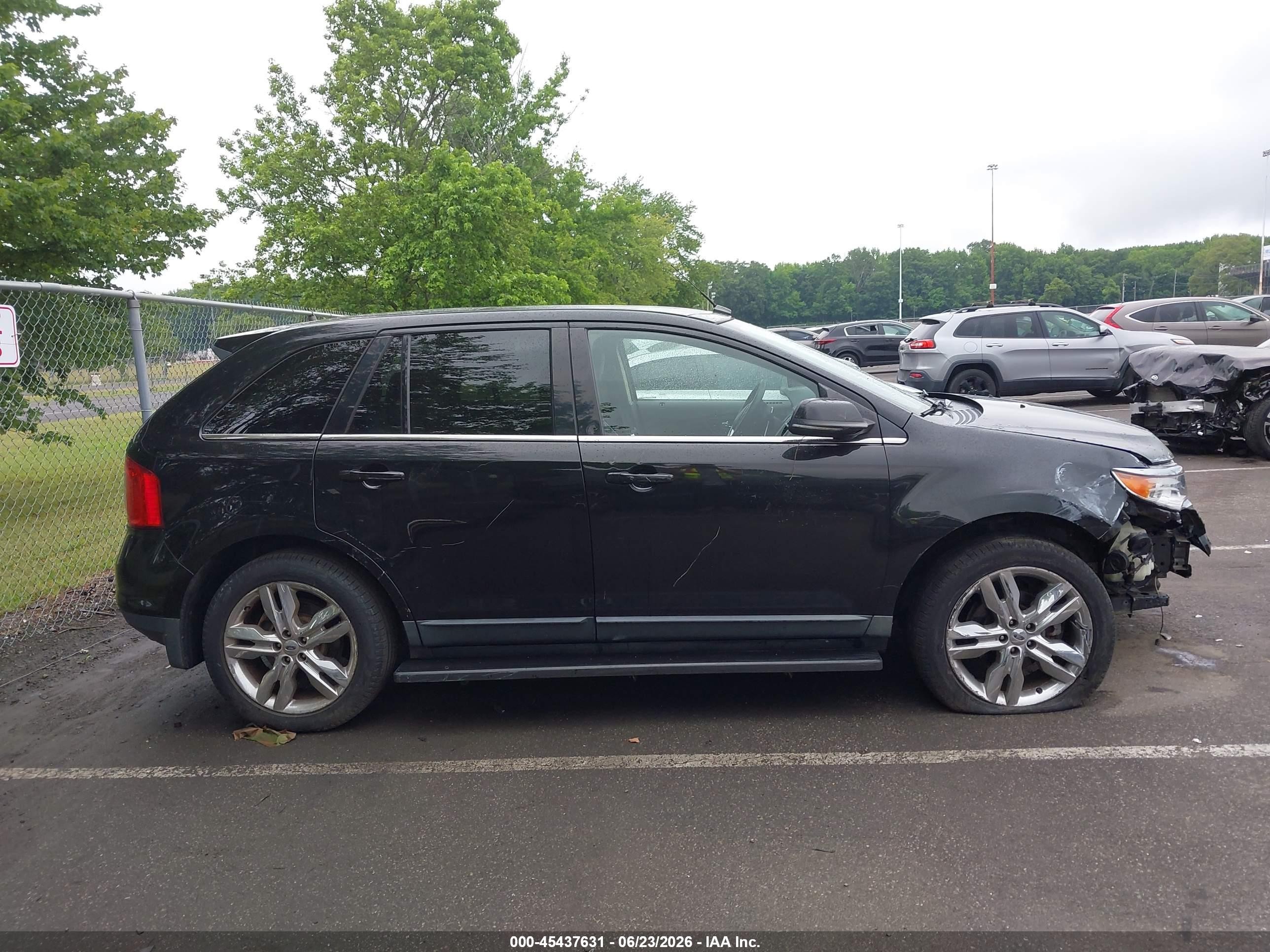 2013 Ford Edge Limited Черный vin: 2FMDK4KC6DBC28871