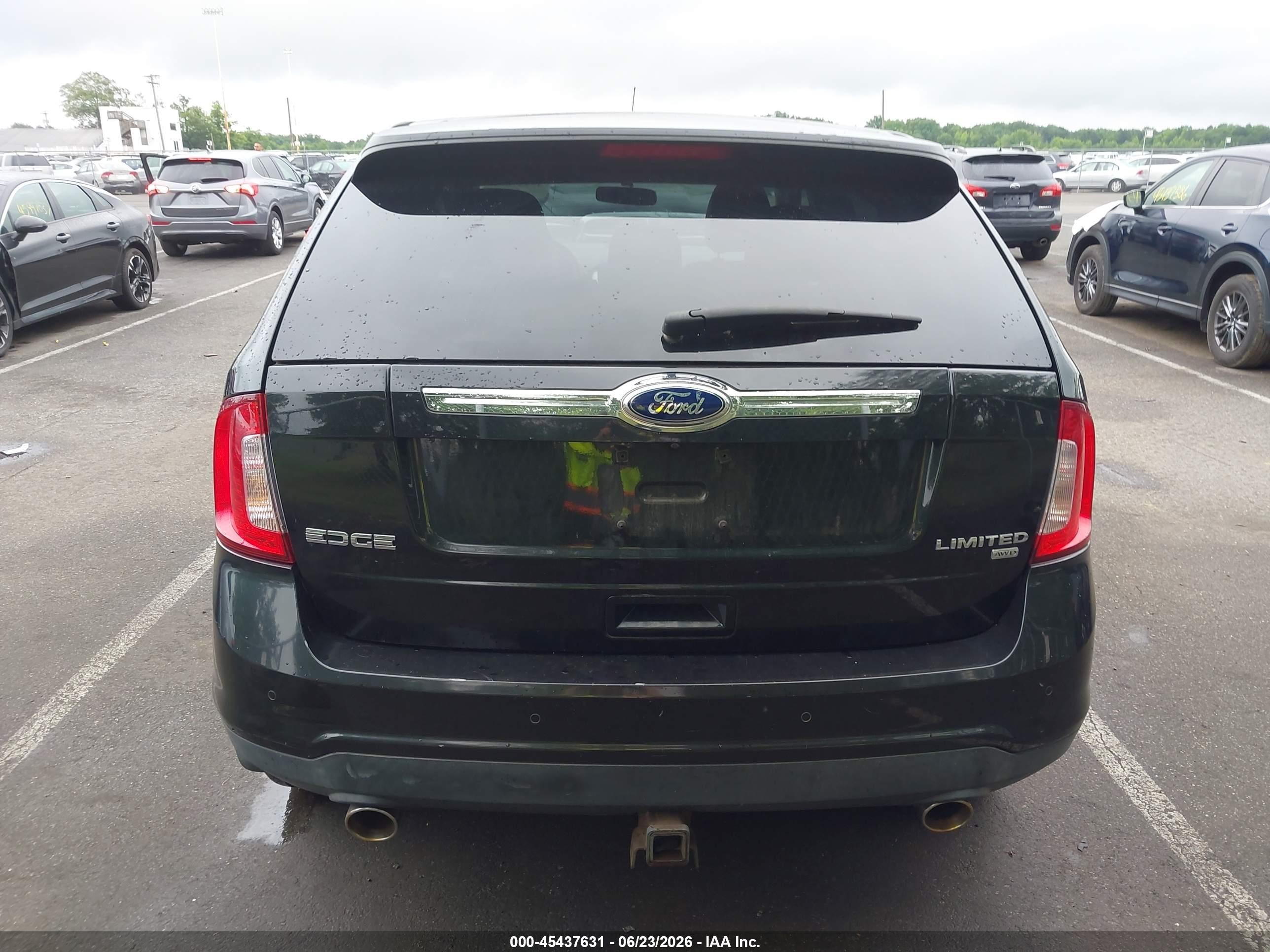 2013 Ford Edge Limited Черный vin: 2FMDK4KC6DBC28871