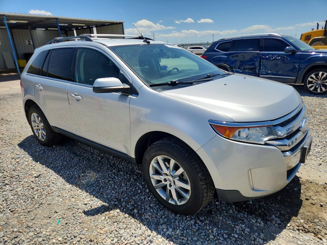 2013 Ford Edge Limited Silver vin: 2FMDK4KC6DBC46917