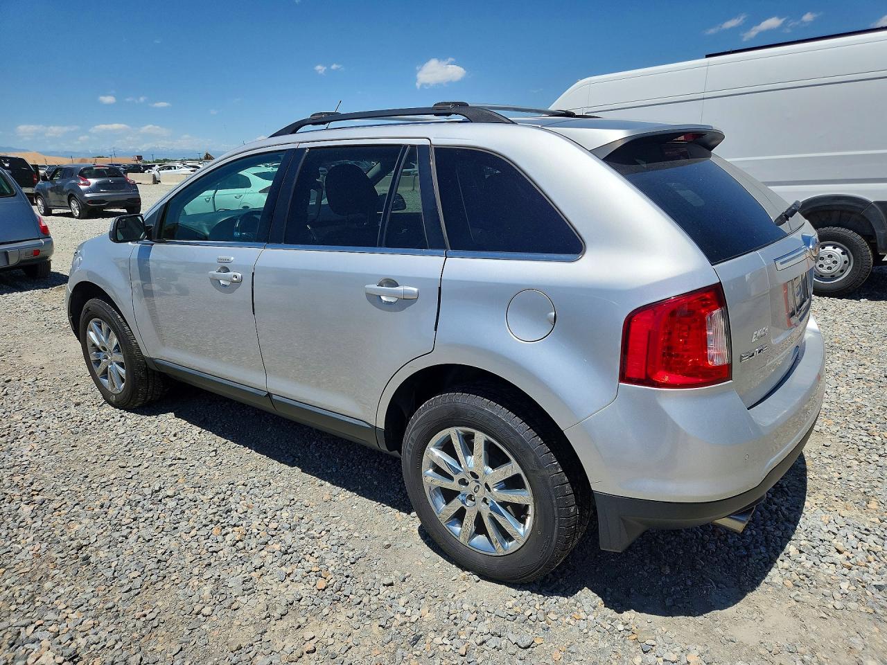 2013 Ford Edge Limited Silver vin: 2FMDK4KC6DBC46917