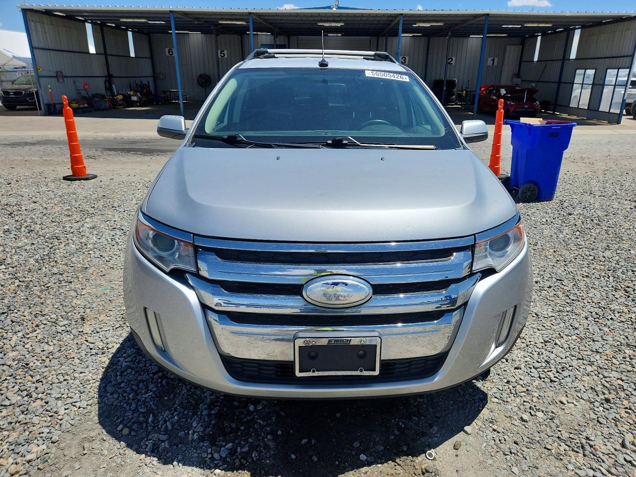 2013 Ford Edge Limited Silver vin: 2FMDK4KC6DBC46917