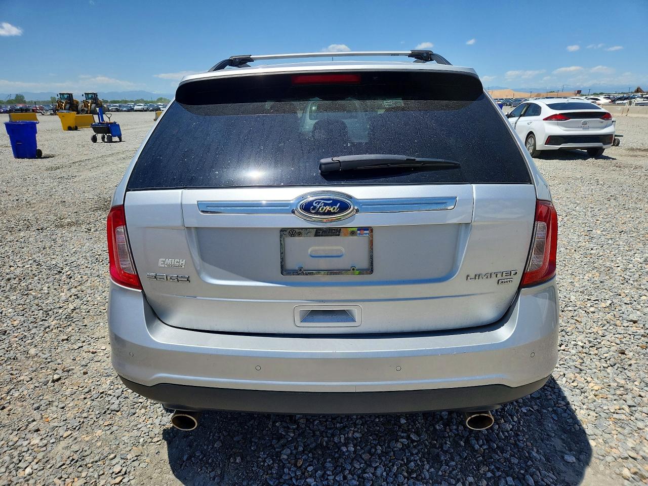 2013 Ford Edge Limited Silver vin: 2FMDK4KC6DBC46917