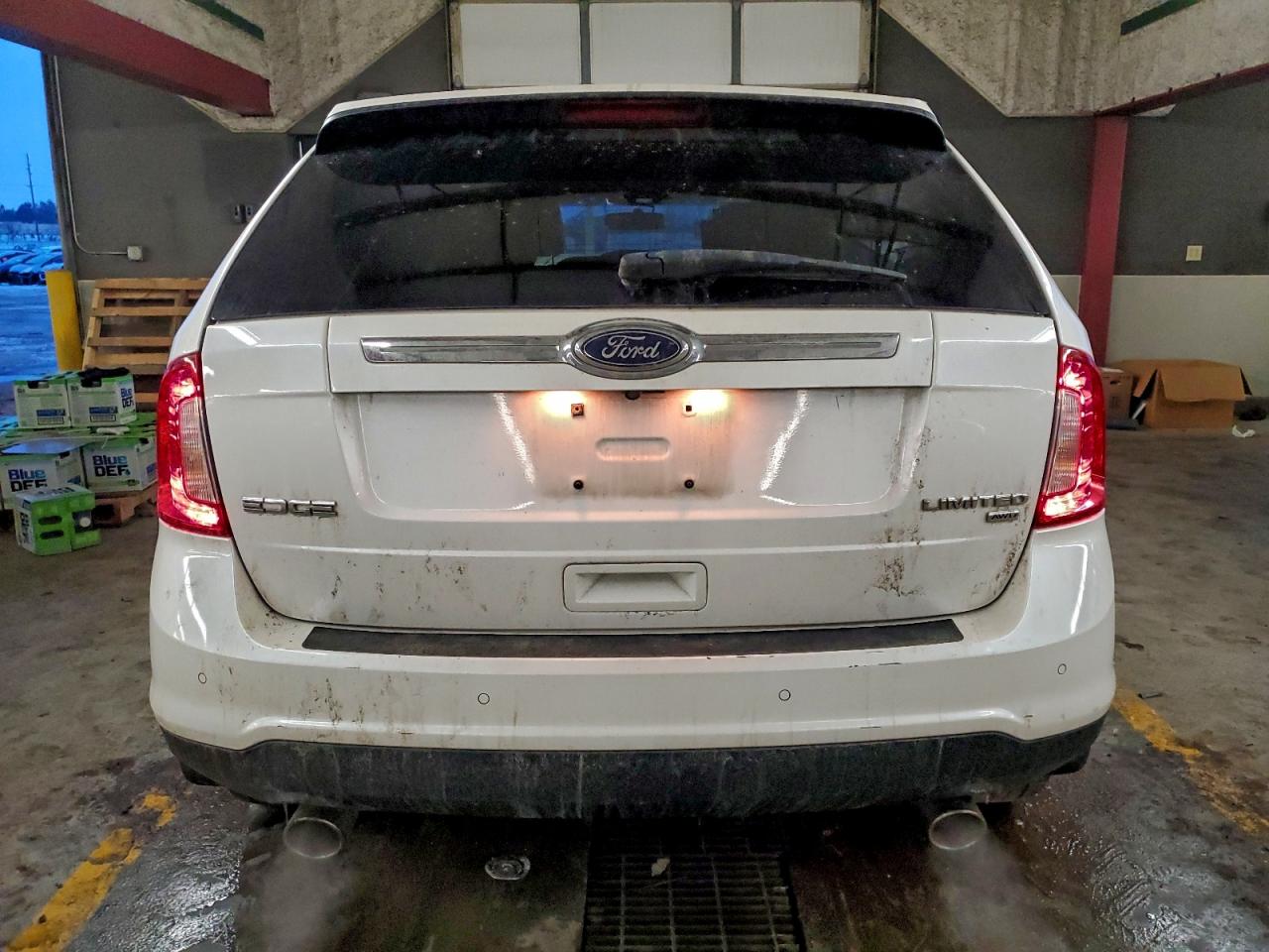 2014 Ford Edge Limited White vin: 2FMDK4KC6EBA04002
