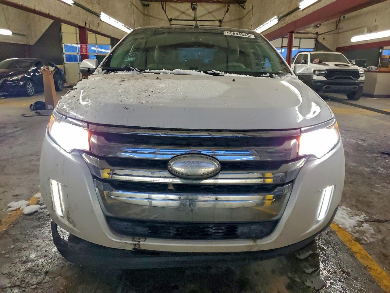 2014 Ford Edge Limited White vin: 2FMDK4KC6EBA04002
