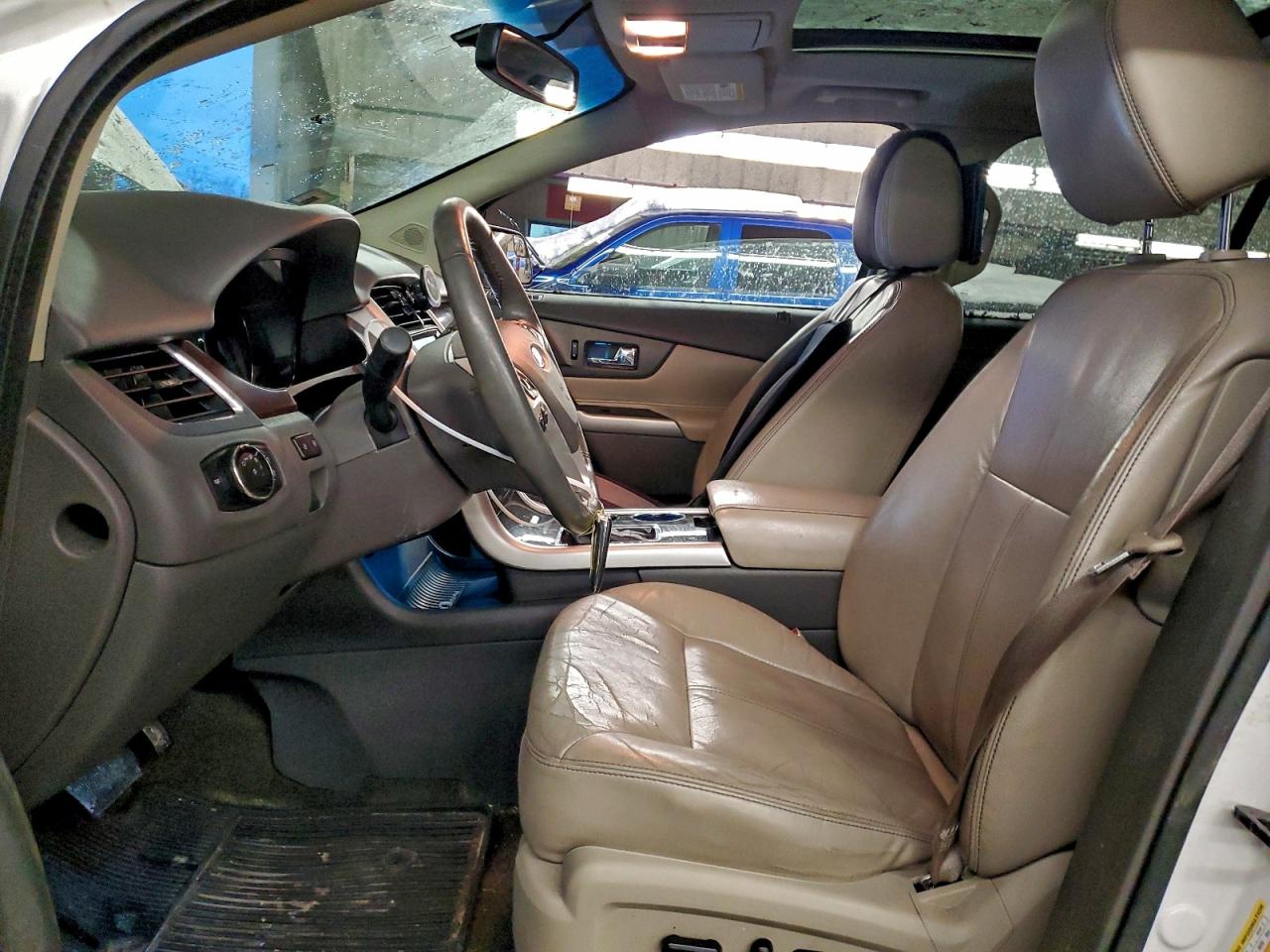 2014 Ford Edge Limited White vin: 2FMDK4KC6EBA04002