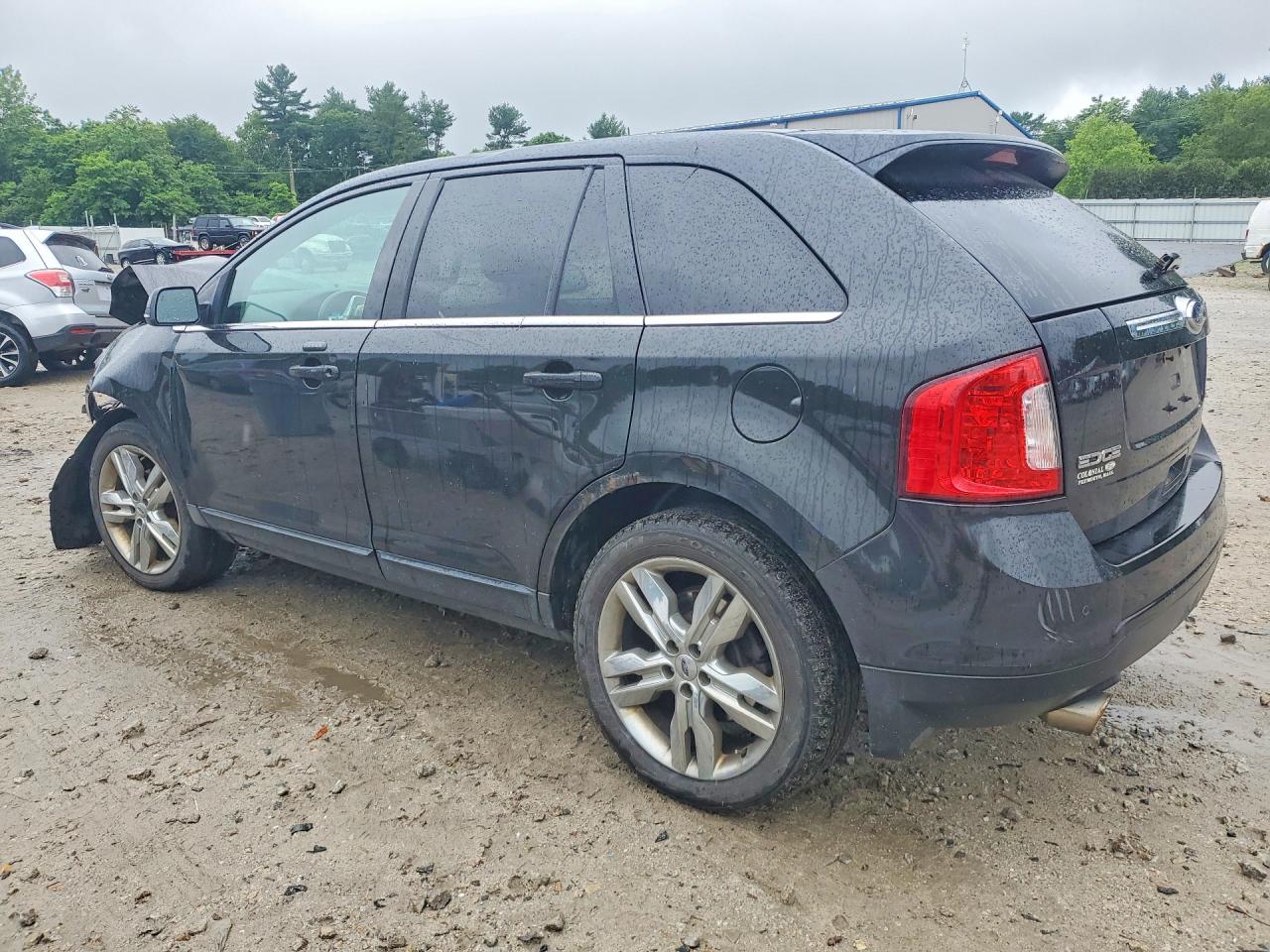 2014 Ford Edge Limited Черный vin: 2FMDK4KC6EBA13461