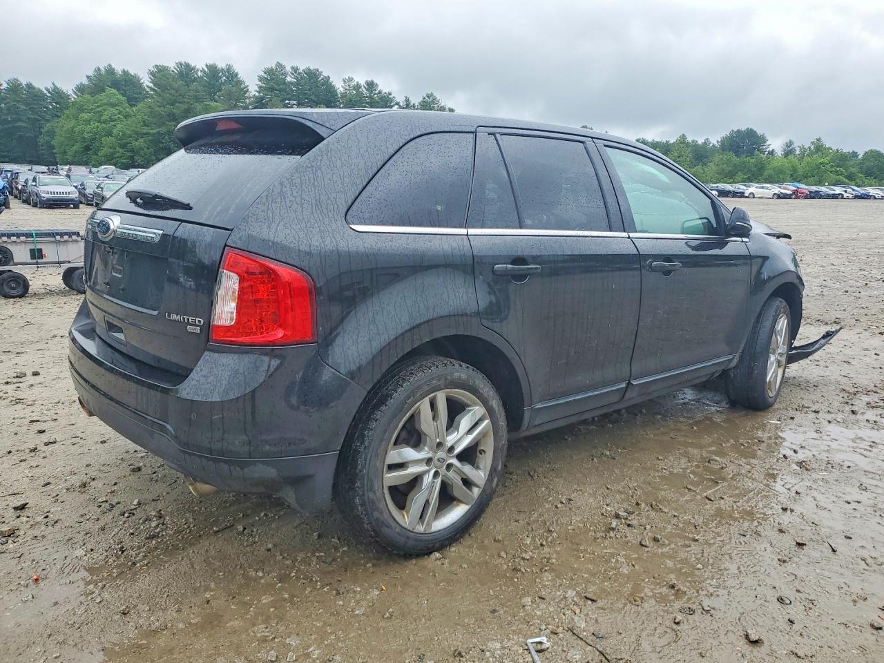 2014 Ford Edge Limited Черный vin: 2FMDK4KC6EBA13461