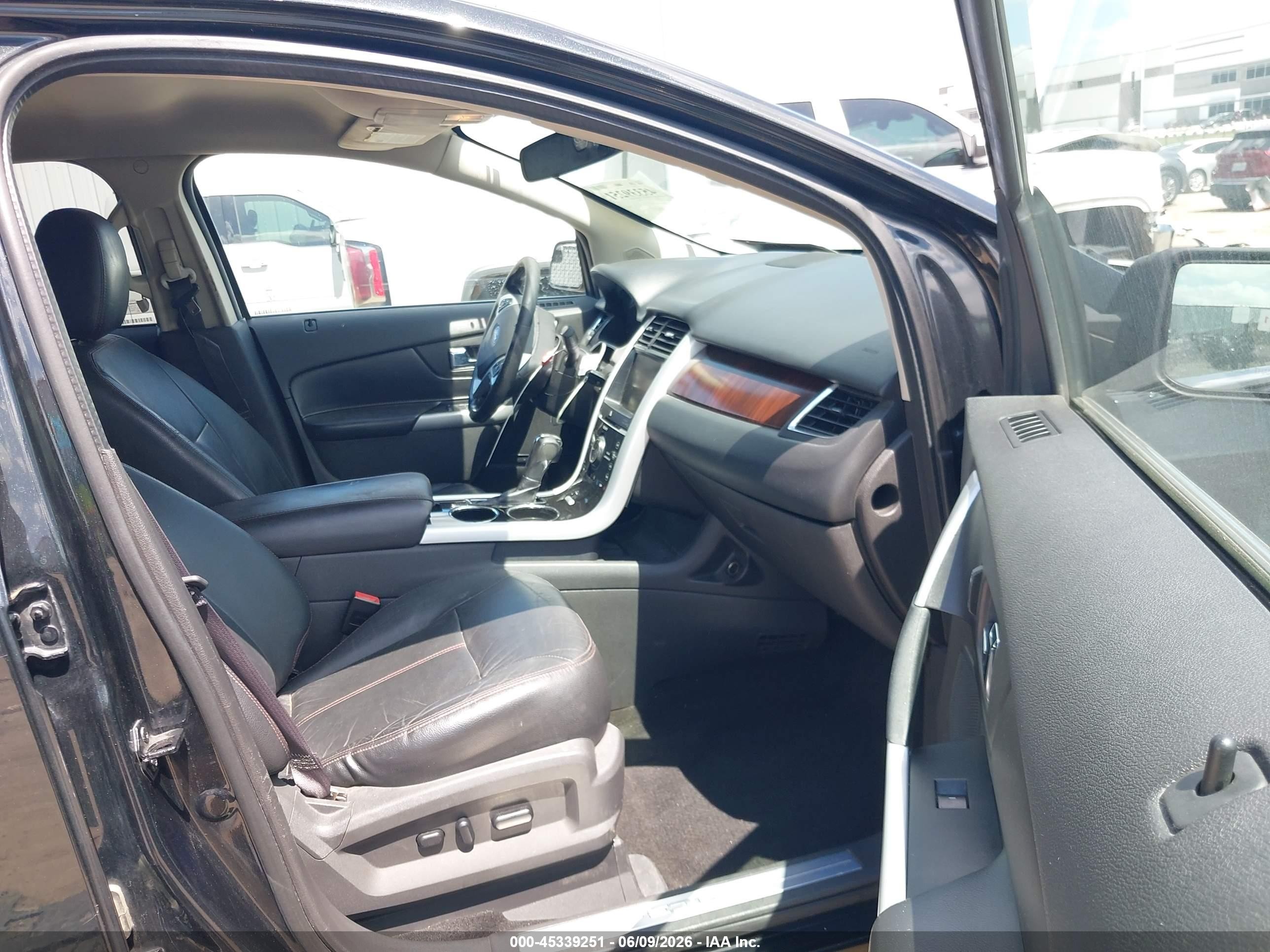 2014 Ford Edge Limited Black vin: 2FMDK4KC6EBA19521